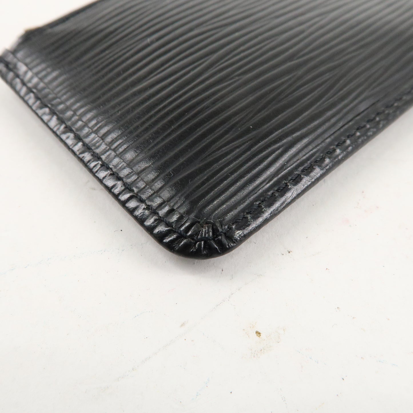 Louis Vuitton Epi Pochette Cles Coin Case Black Noir M63802
