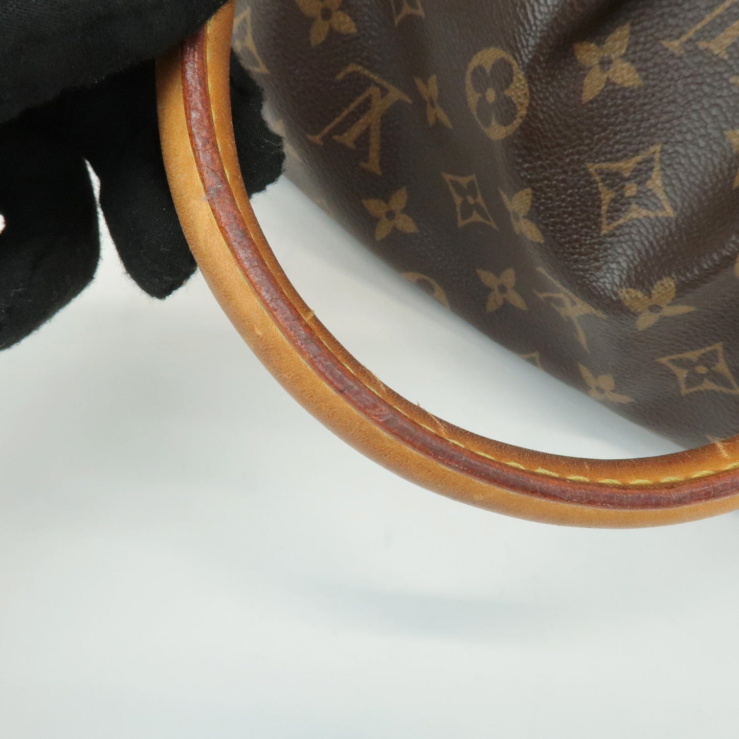 Louis Vuitton Monogram Tivoli PM Hand Bag Brown M40143