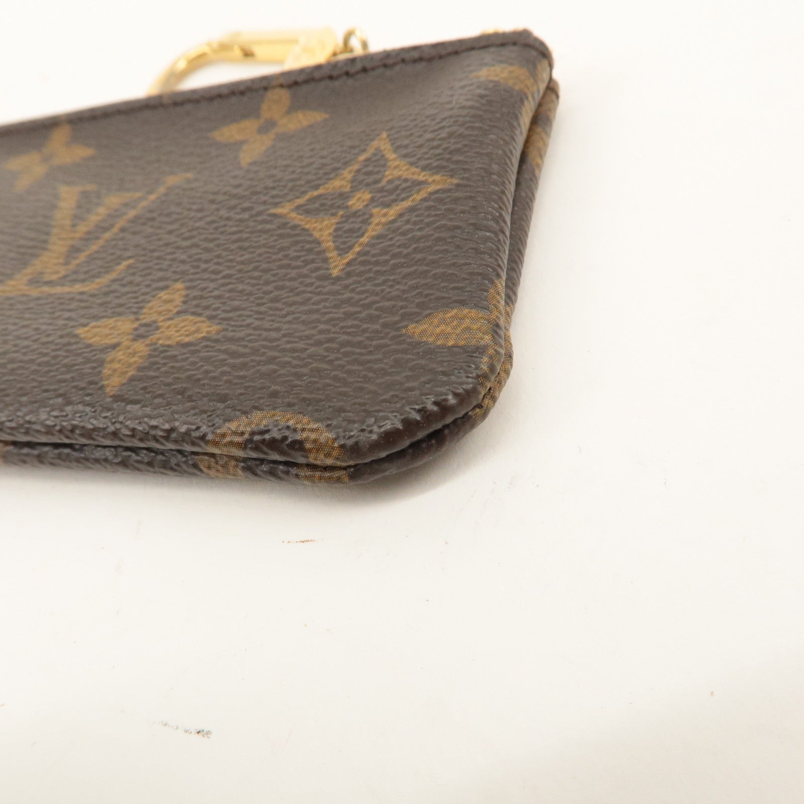 Louis Vuitton Monogram Pochette Cles Coin Case Key Case M62650