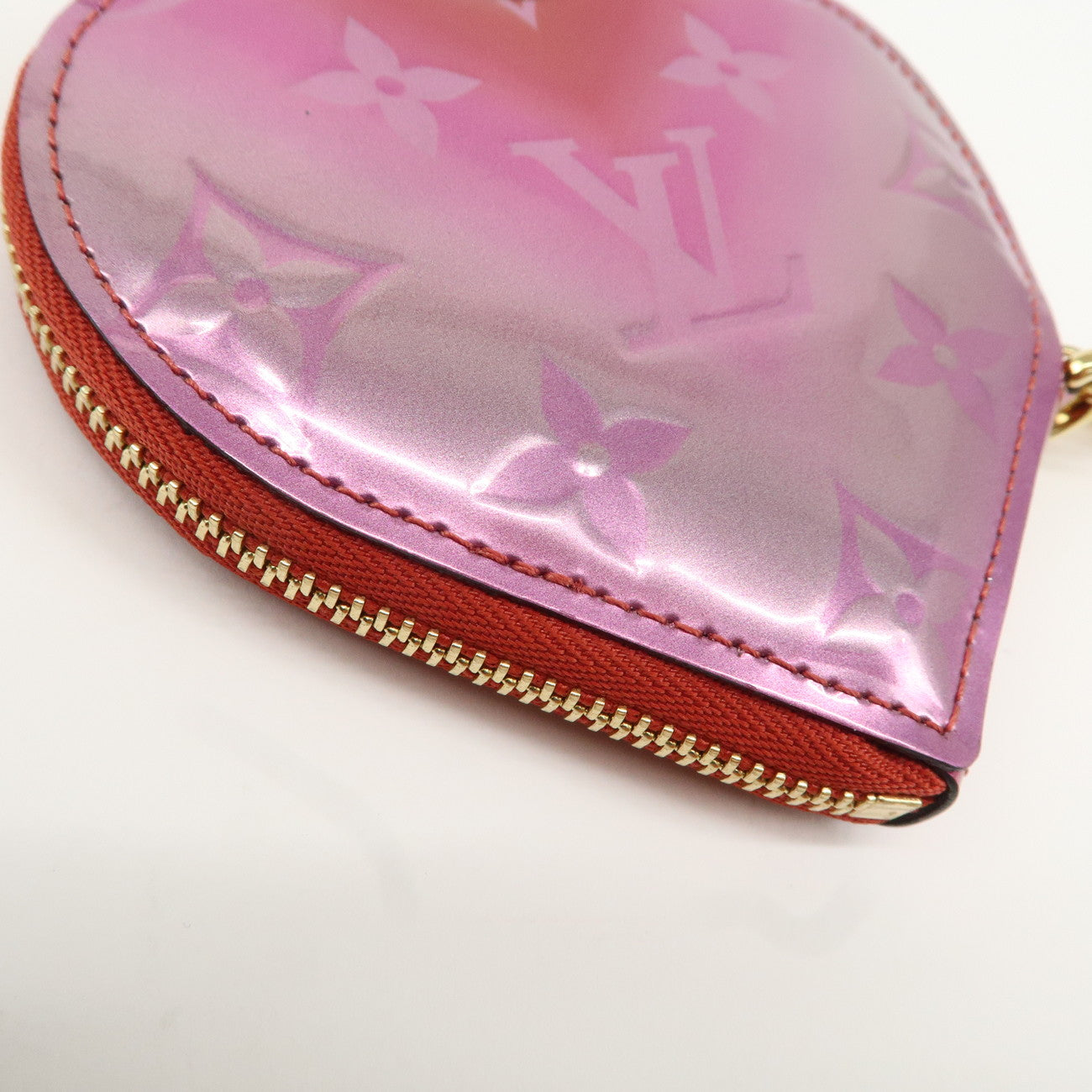 Louis Vuitton Monogram Vernis Porte Monnaie Coeur Coin Case M69028