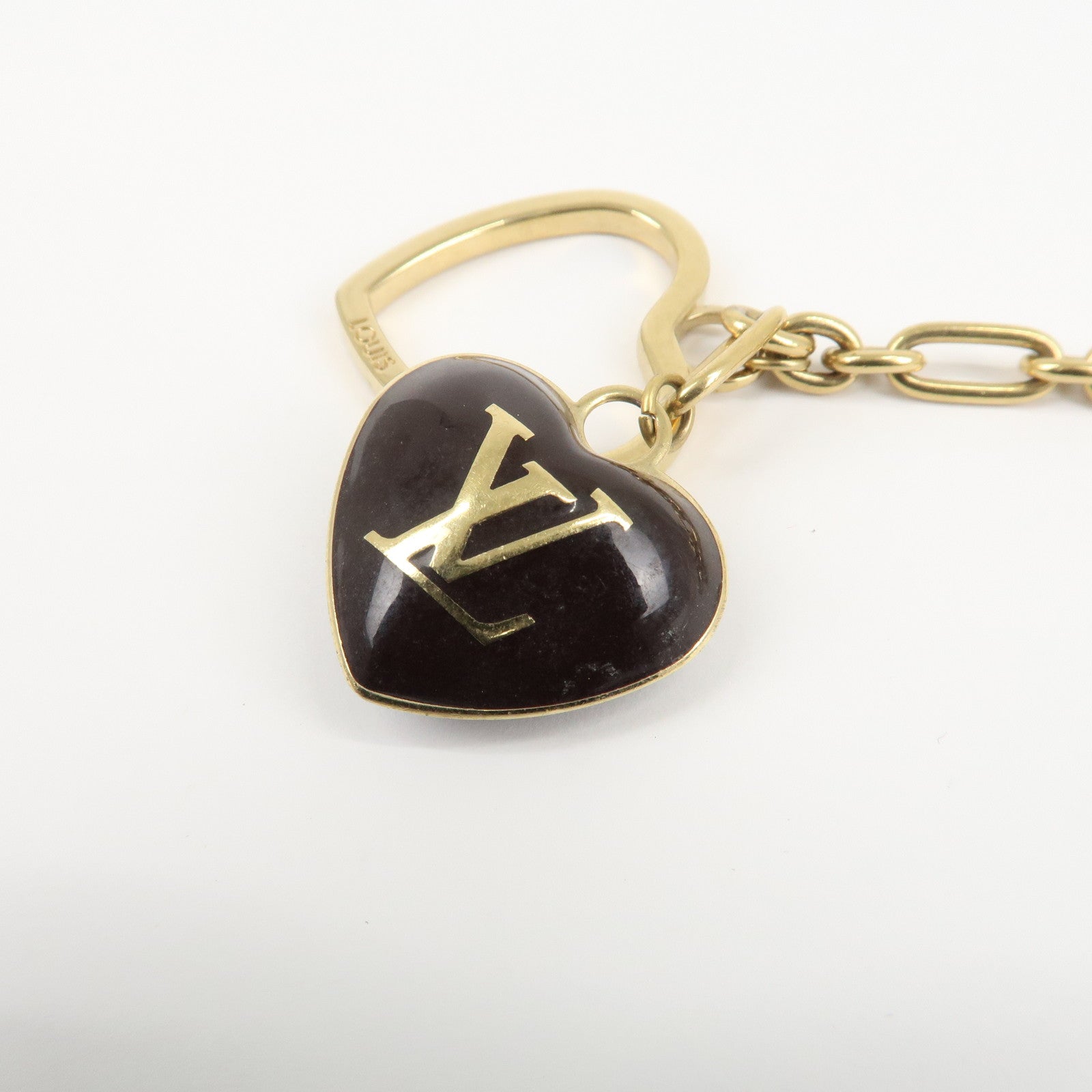 Louis Vuitton Bijoux Sac Cool Bag Charm Gold Amarante M65759 Used