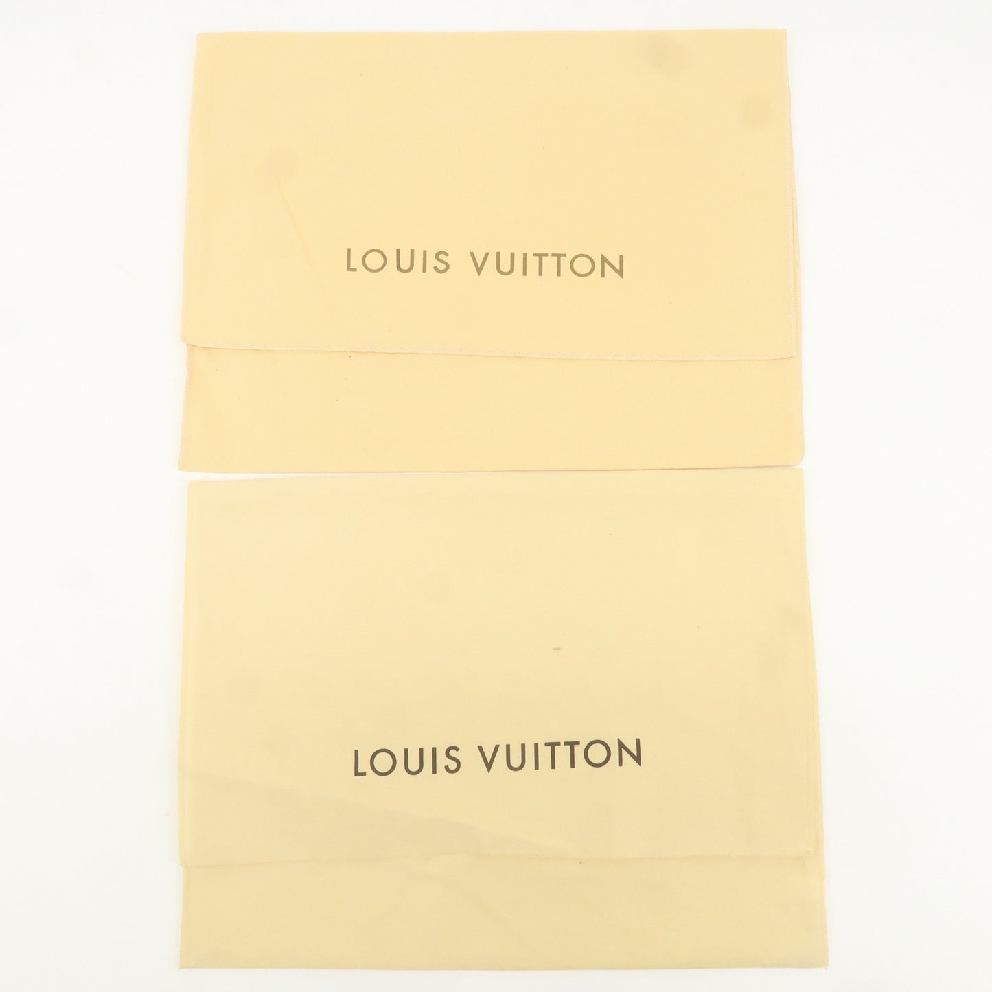 Louis Vuitton Set of 10 Dust bag Flap Type Beige