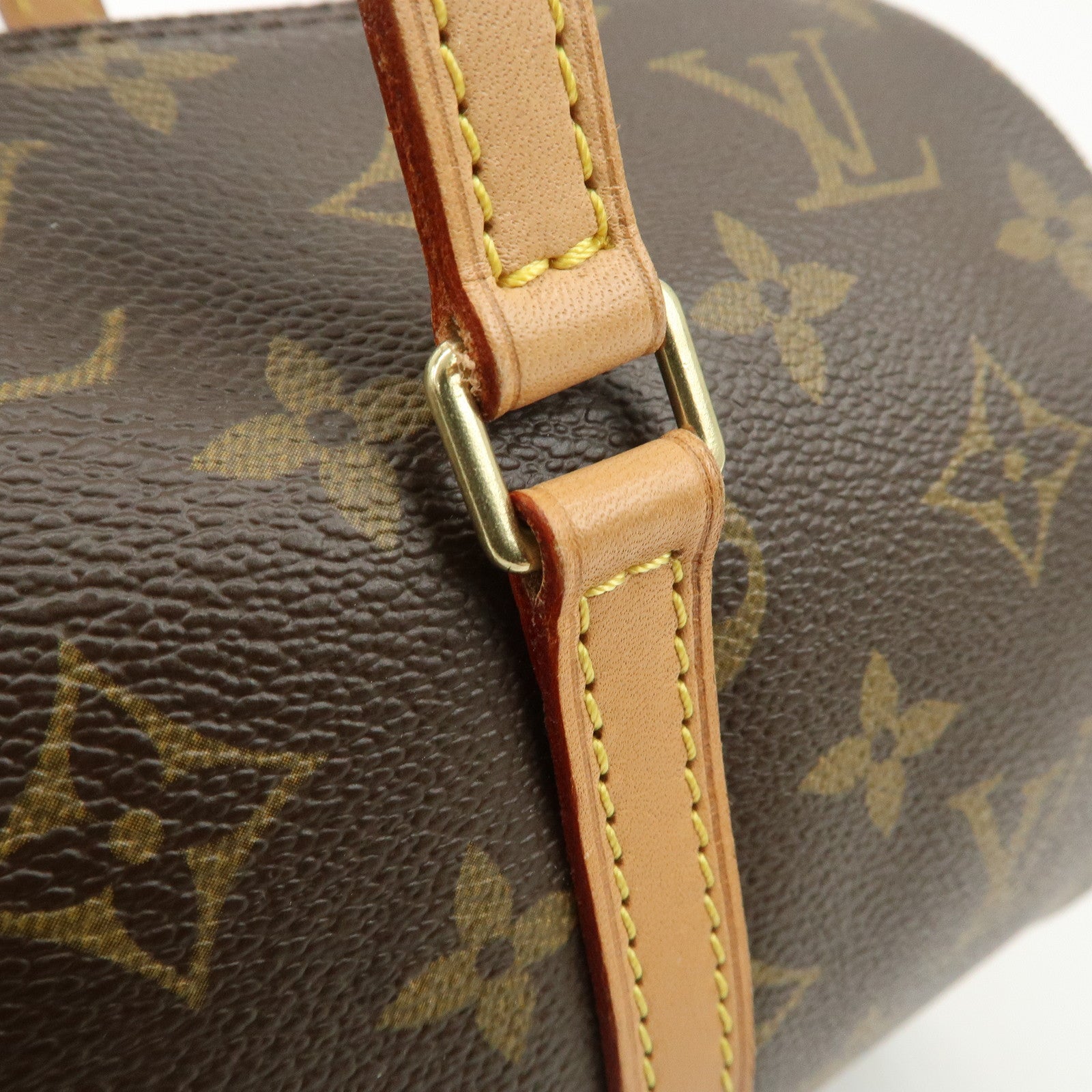 Louis Vuitton Monogram Papillon 30 Hand Bag Brown M51385 Used