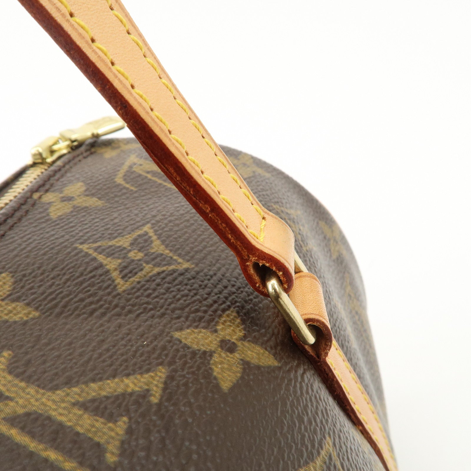 Louis Vuitton Monogram Papillon 30 Hand Bag Brown M51385