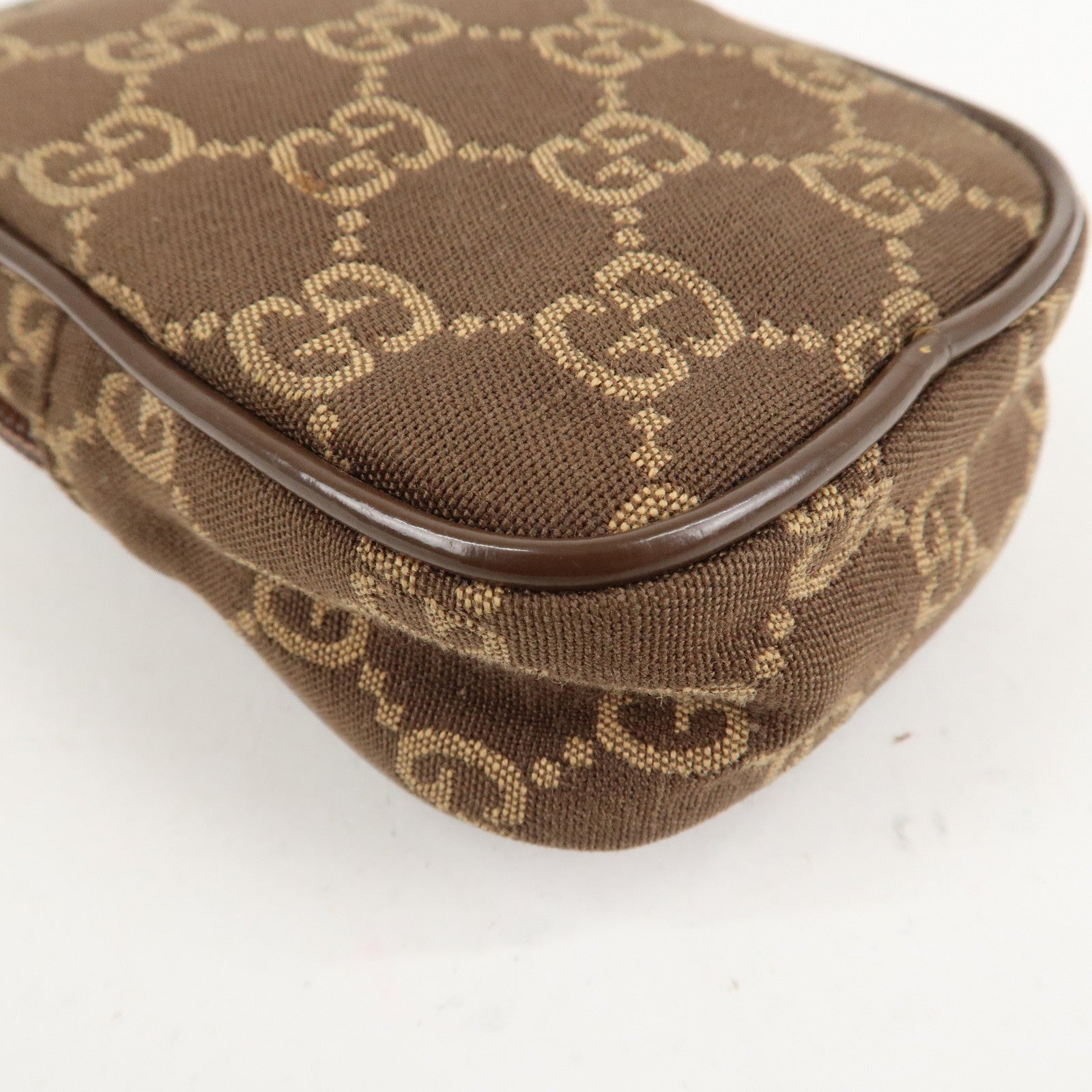 GUCCI GG Canvas Cigarette case Brown Beige 030.1675 002404 Used