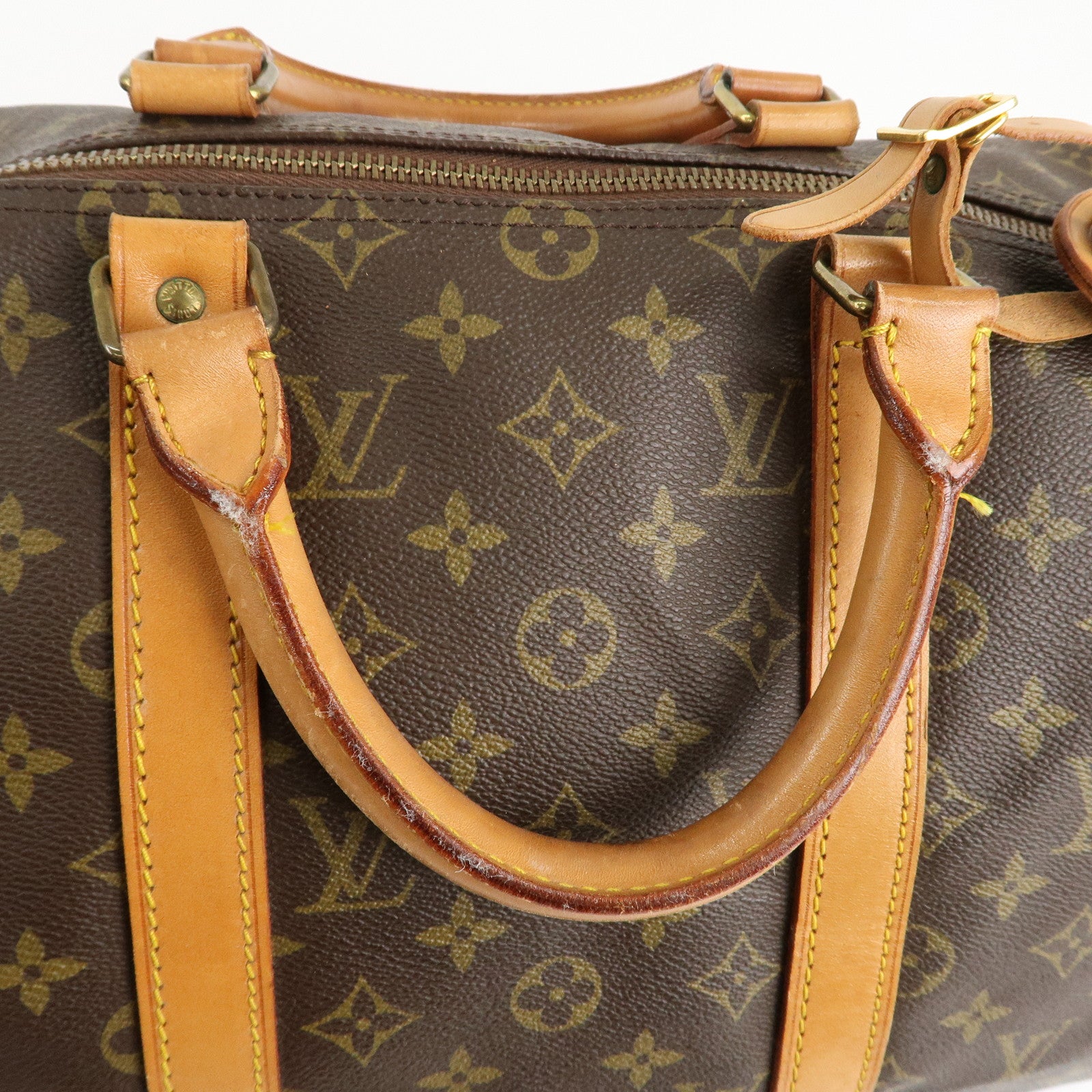 Louis Vuitton Monogram Keep All 50 Bag Boston Bag Brown M41426