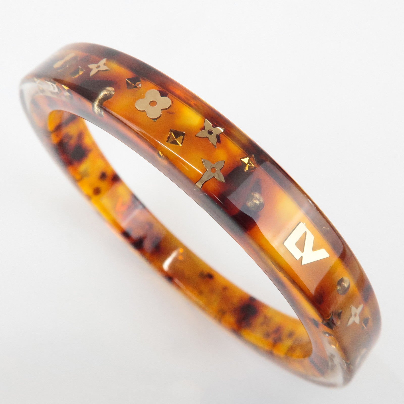 Louis Vuitton Bracelet Inclusion Art deco Bangle S M65292 Used