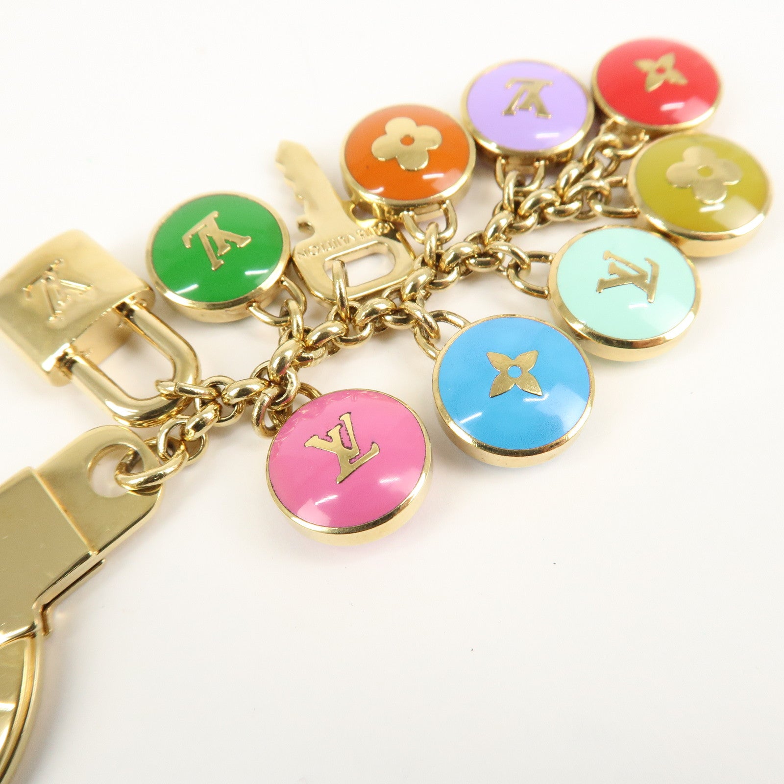 Louis Vuitton Porte Cles Pastille Bag Charm Multicolor M65381