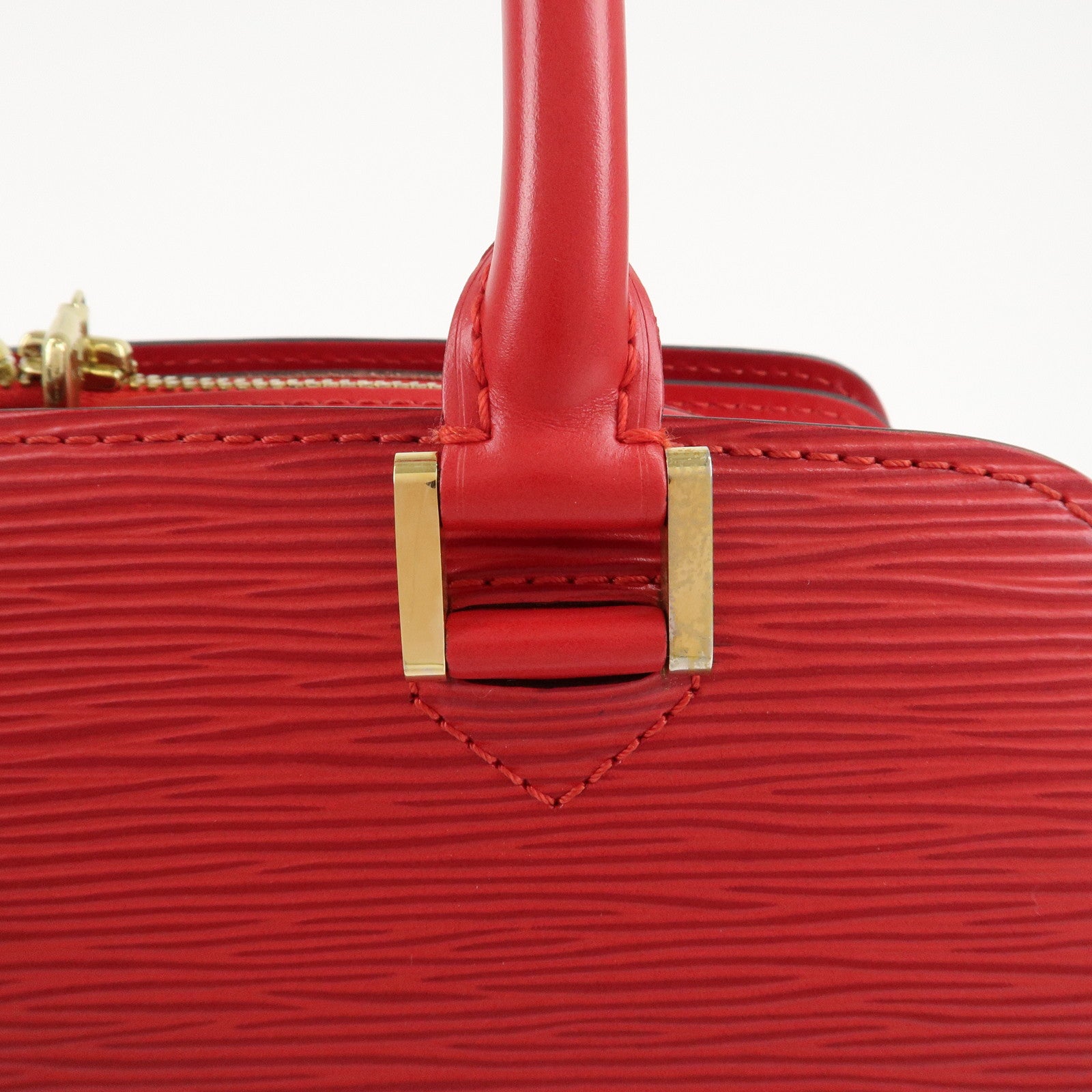 Louis Vuitton Epi Pont Neuf Hand Bag Castilian Red M52057 Used