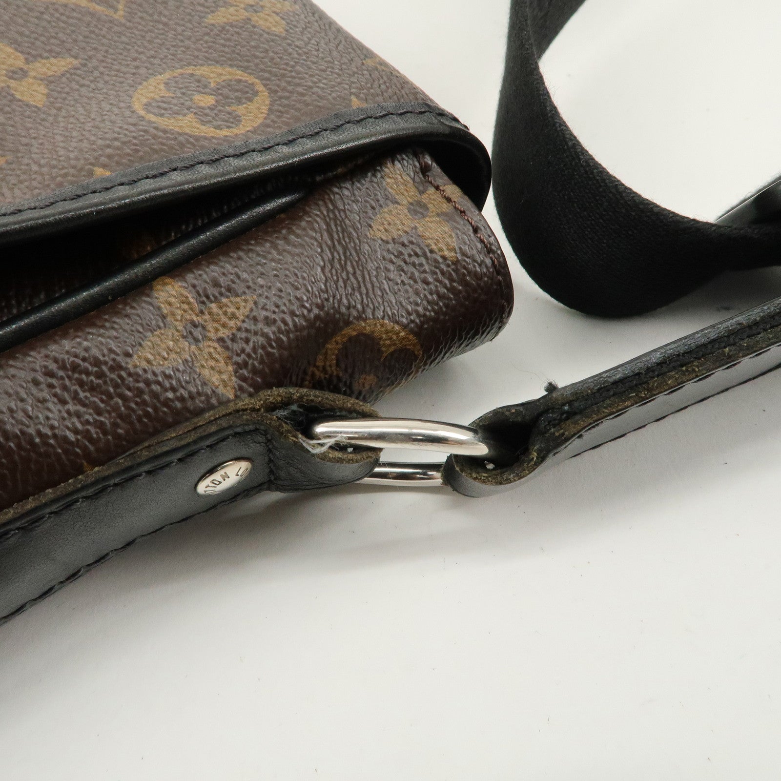 Louis Vuitton Monogram Macassar Bass PM Shoulder Bag M56717