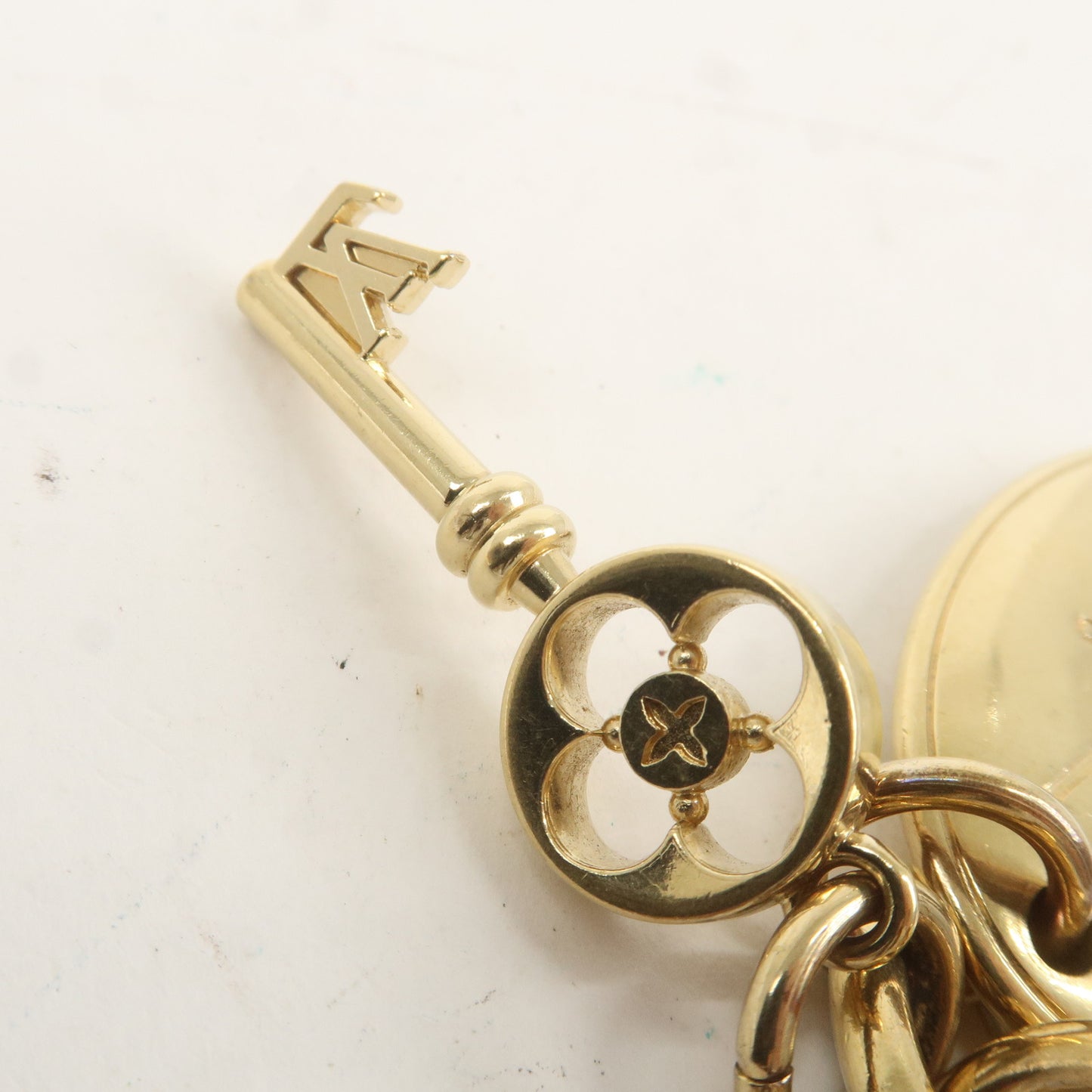 Louis Vuitton Porte Cles Maison Bag Charm Key Charm Gold M65086