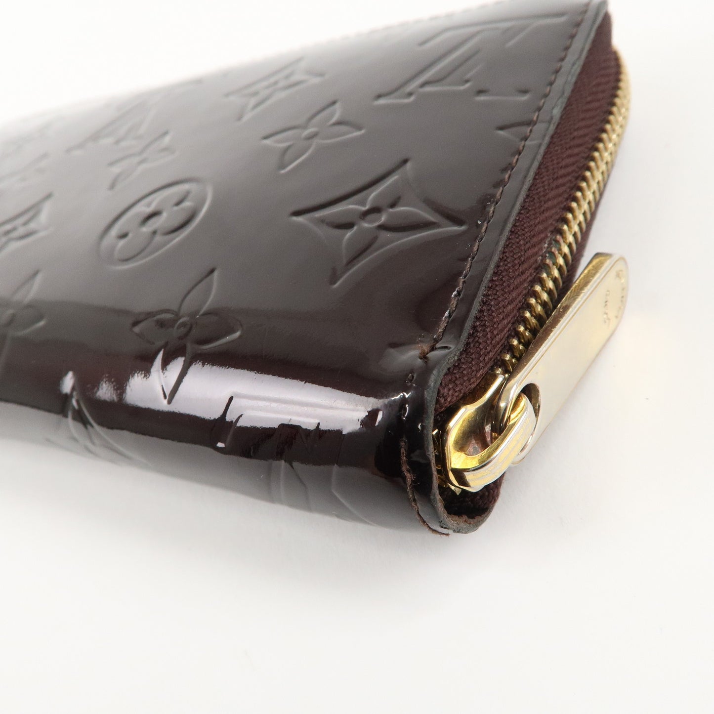 Louis Vuitton Monogram Vernis Zippy Long Wallet Amarante M90416