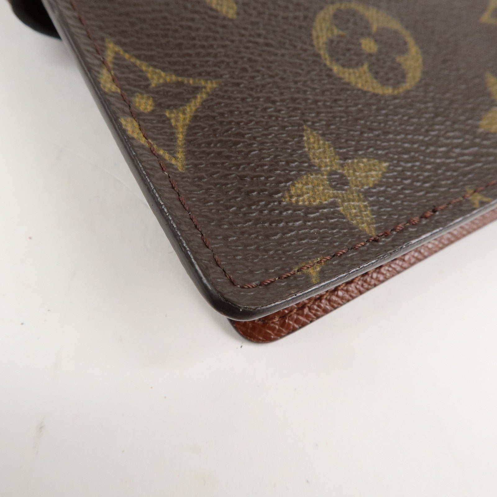 Louis Vuitton Monogram Agenda PM Planner Cover Brown R20005 Used