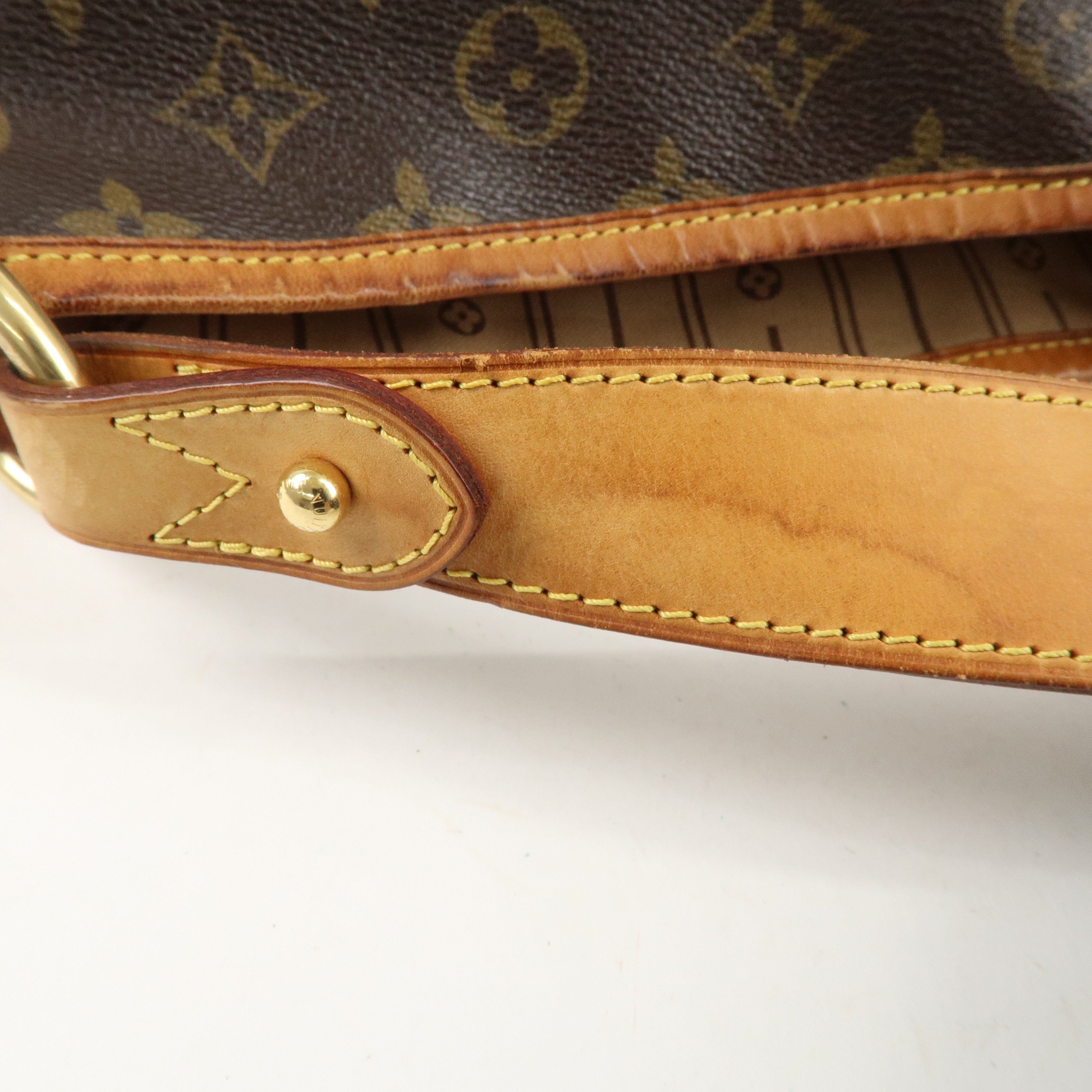 Louis Vuitton Monogram Delightful PM Shoulder Brown Bag M40352