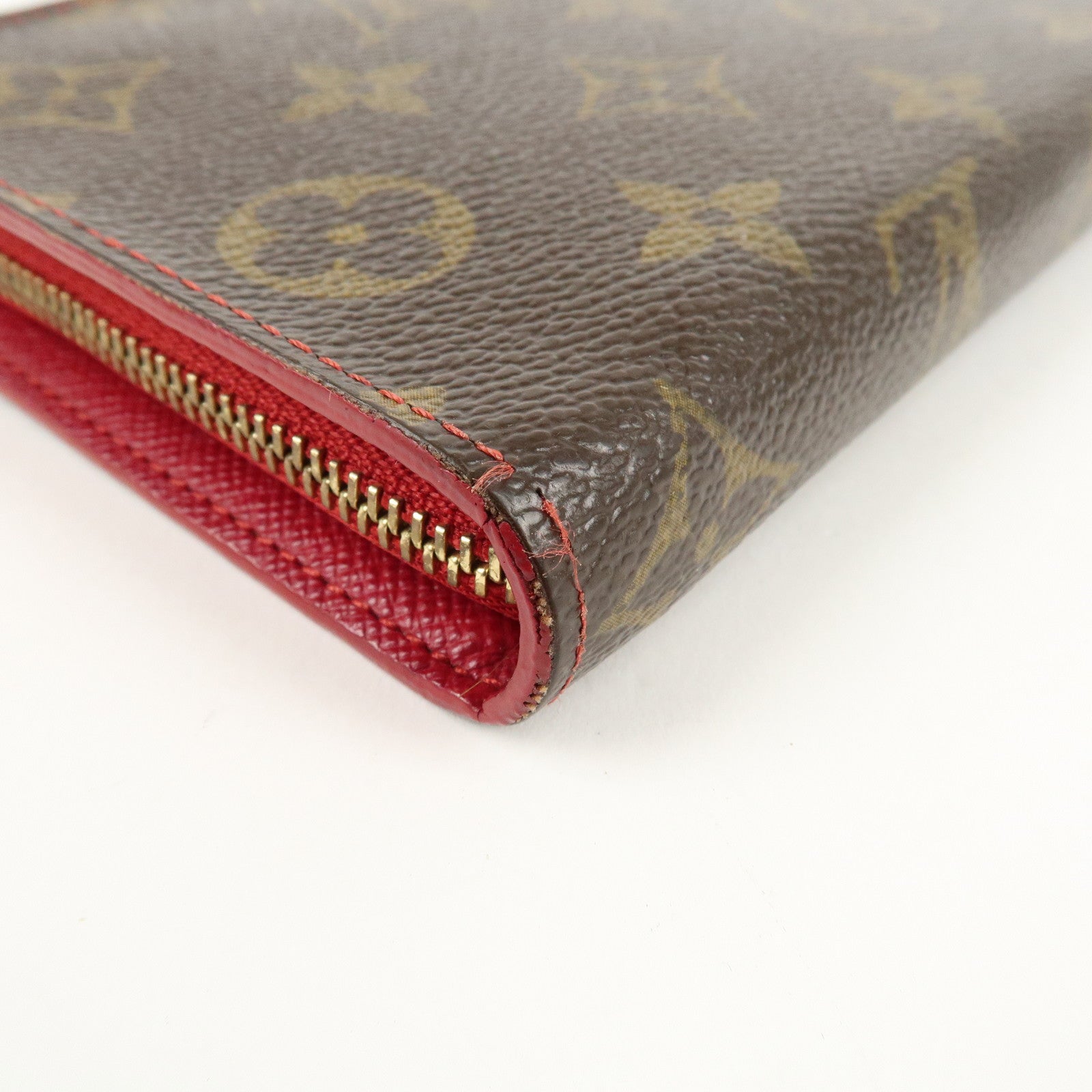 Louis Vuitton Monogram Cherry Porte Monnaie Zip Long Wallet M95006