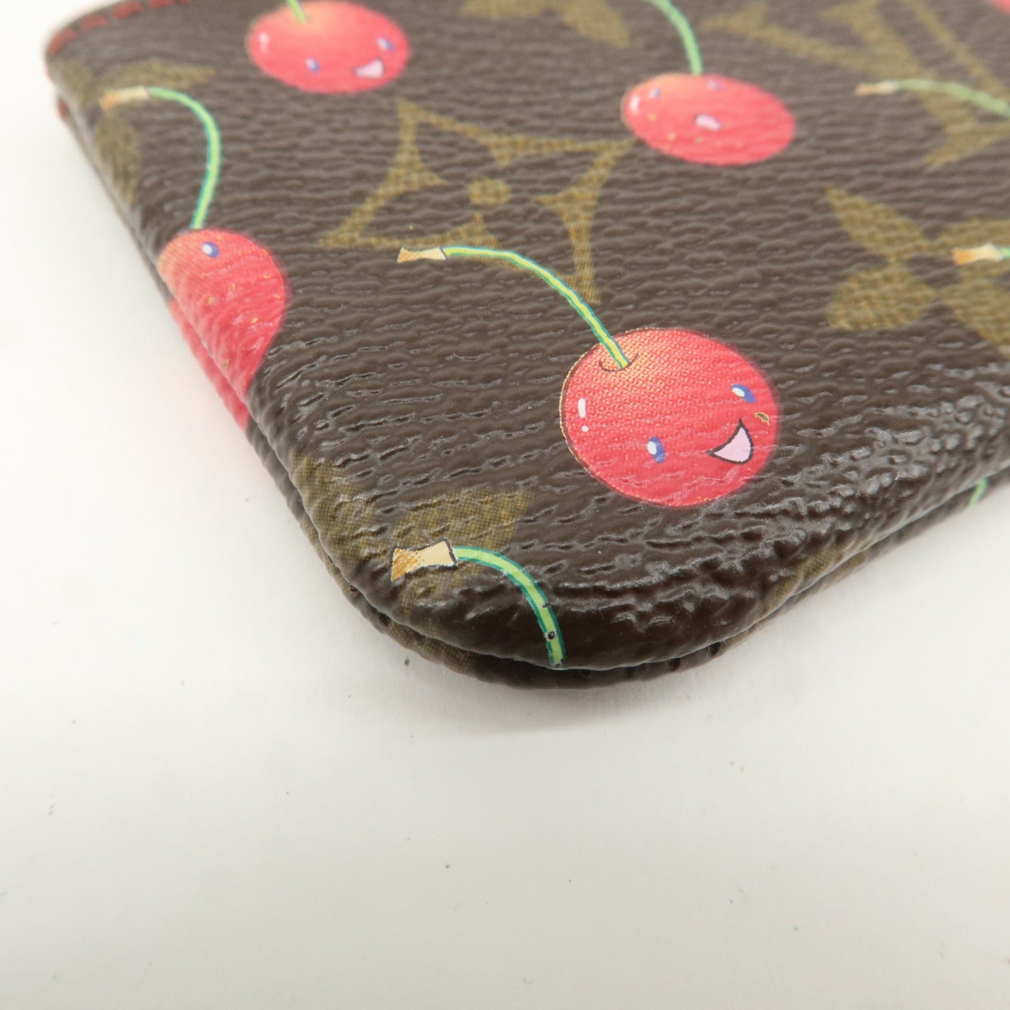 Louis Vuitton Murakami Cherry Pochette Cles Coin Case M95042