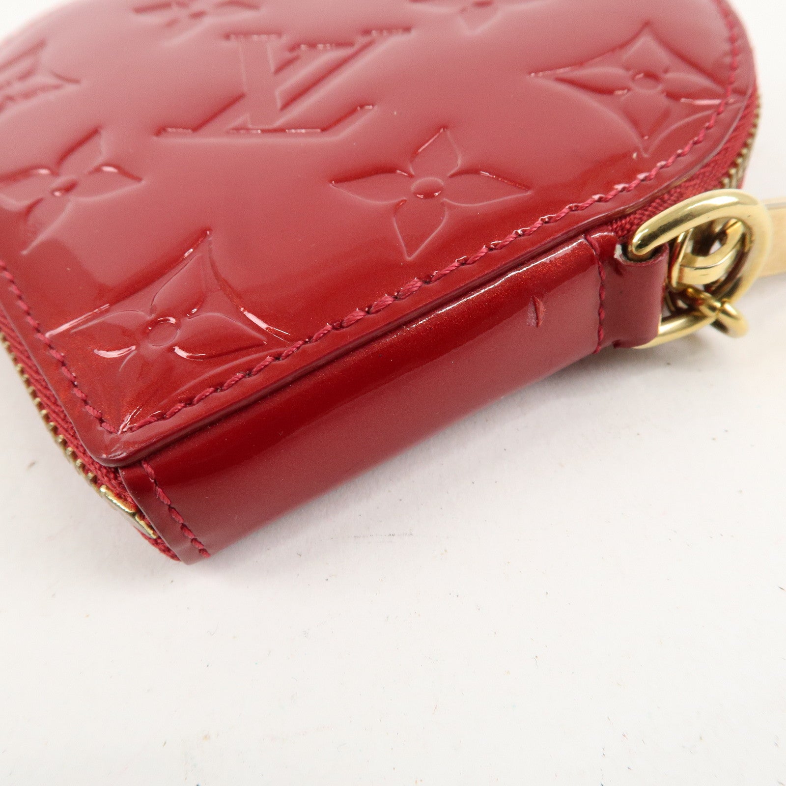 Louis Vuitton Monogram Vernis Porte Monnaie Coeur Coin Case M93562