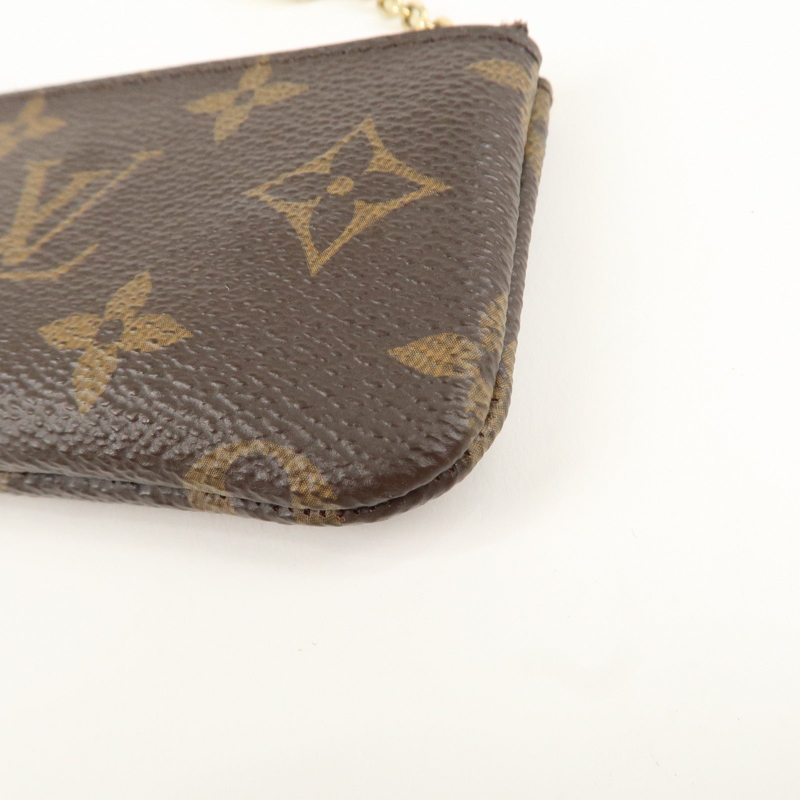 Louis Vuitton Monogram Pochette Cles Coin Case Key Case  M62650