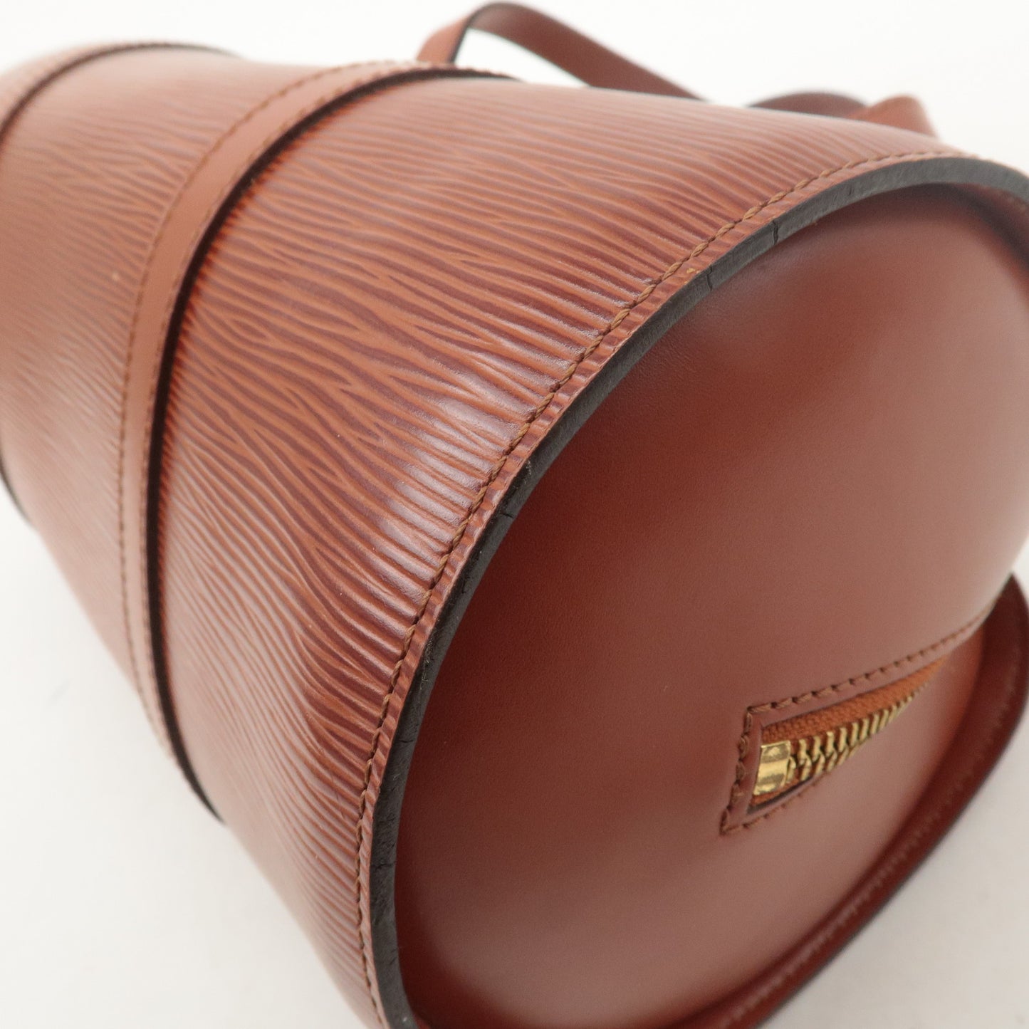 Louis Vuitton Epi Soufflot Shoulder Bag & Pouch Kenya Brown M52223