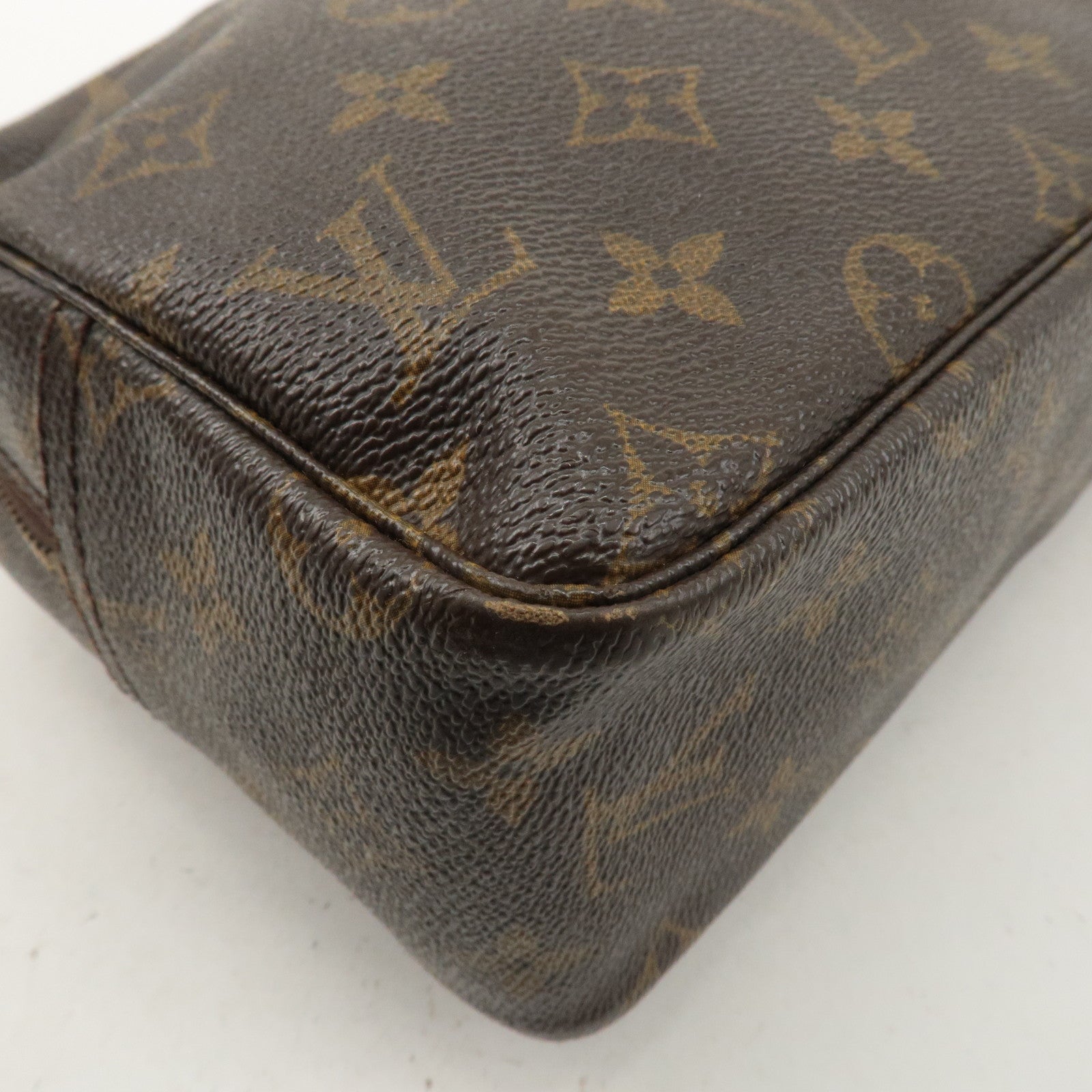 Louis Vuitton Monogram Trousse Toilette 28 Pouch Brown M47522