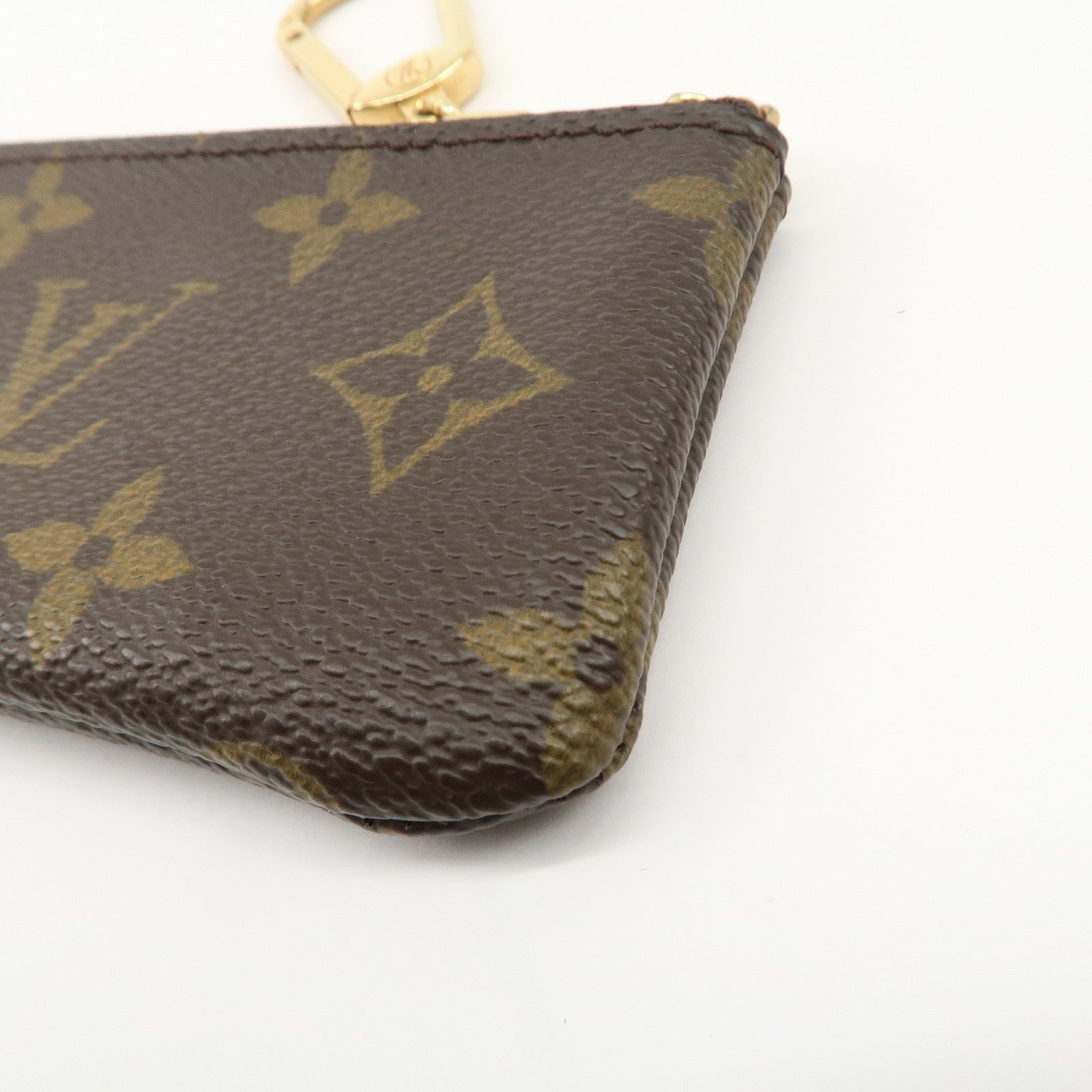 Louis Vuitton Monogram Pochette Cles Coin Case Key Case  M62650 Used