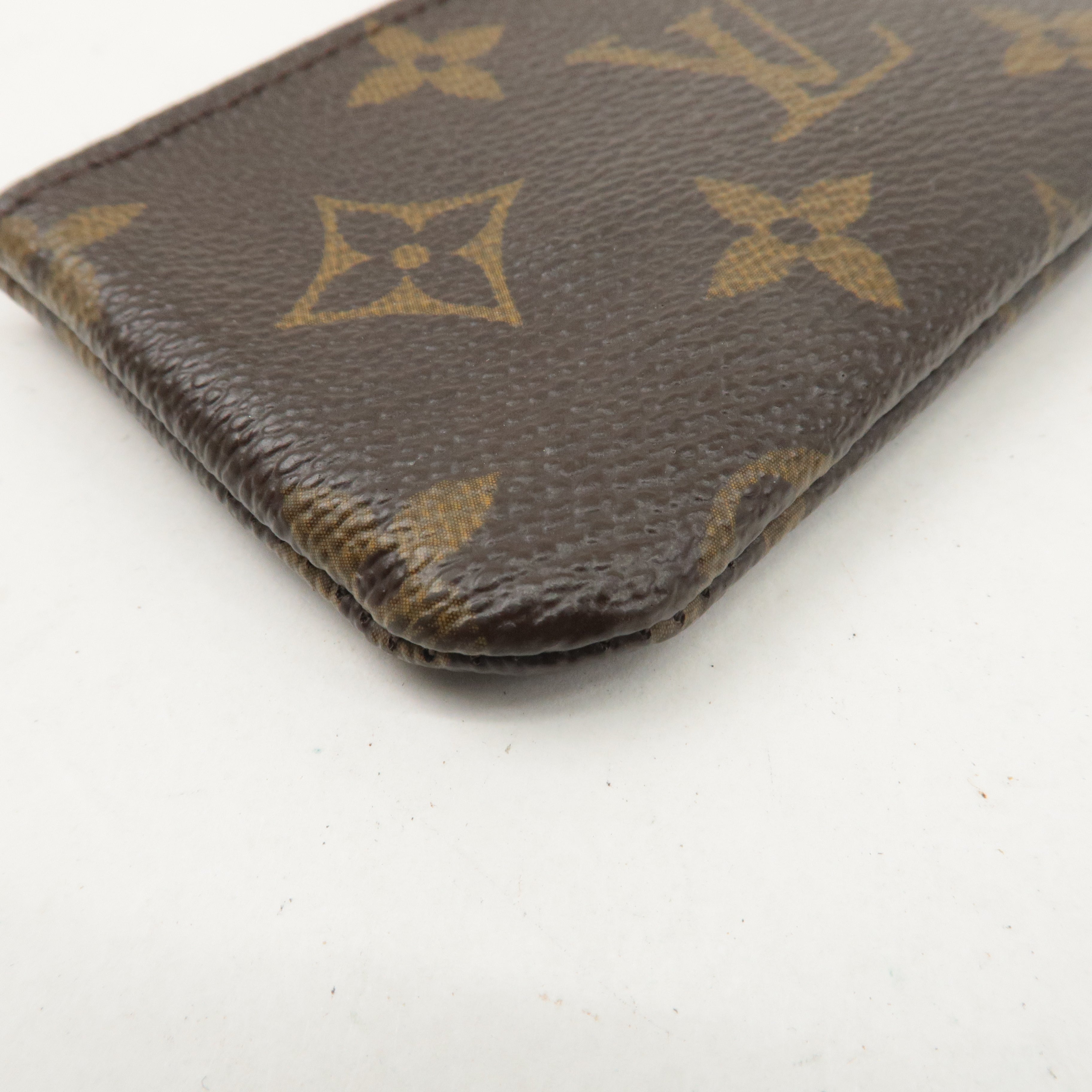 Louis Vuitton Monogram Pochette Cles Coin Case Key Case  M62650