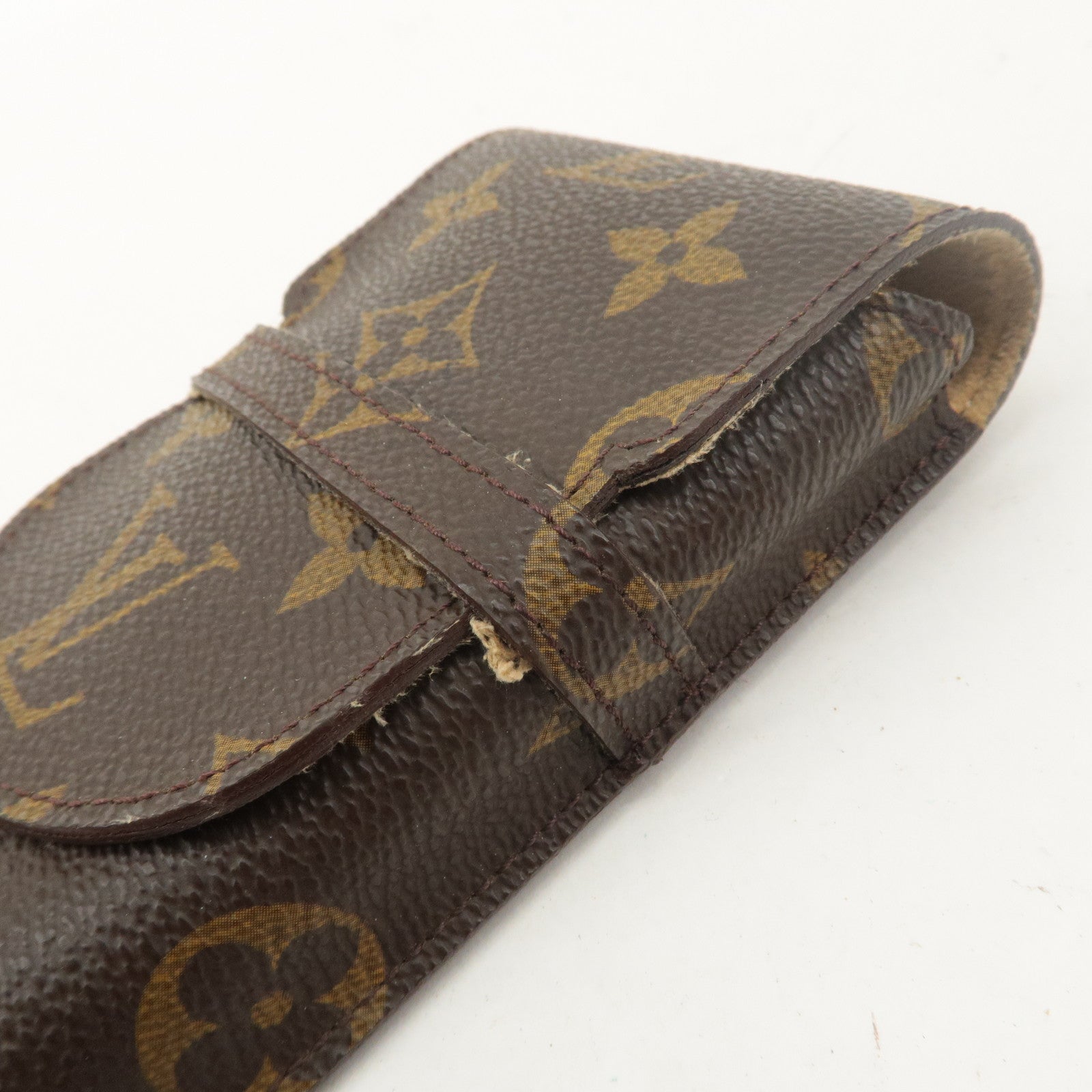 Louis Vuitton Monogram Set of 2 etui a lunettes lavel Glasses Case