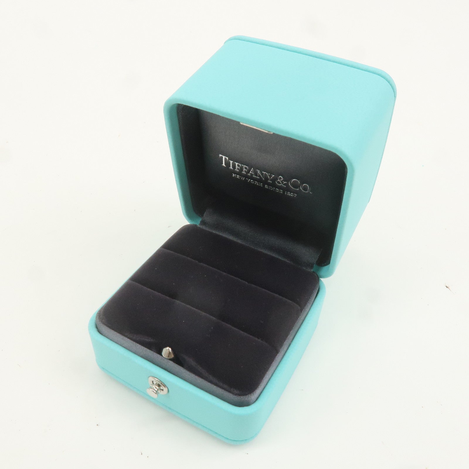 Tiffany&Co. Set of 2 Jewelry Box For Pair Rings Tiffany Blue