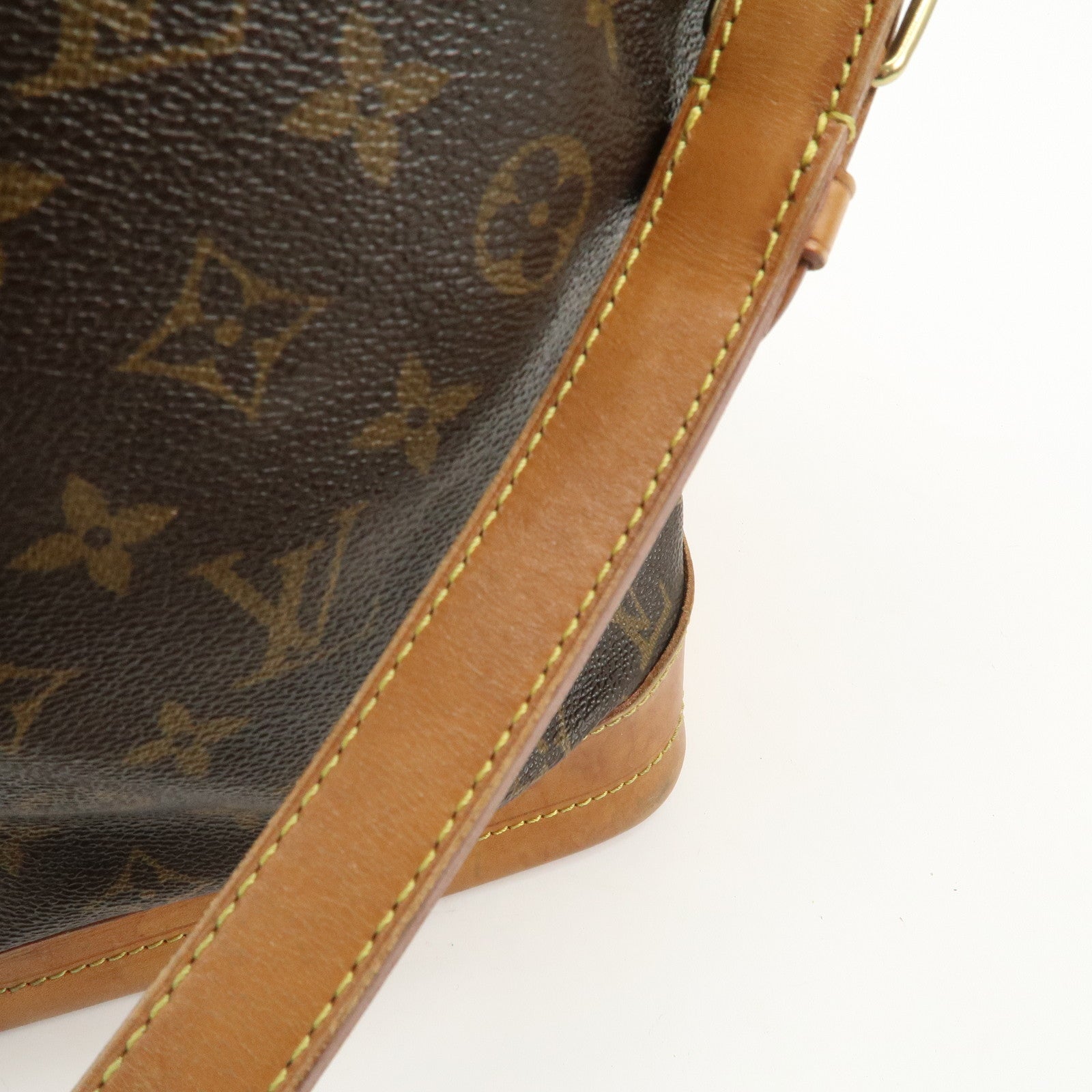 Louis Vuitton Monogram Noe Shoulder Bag Hand Bag Brown M42224 Used