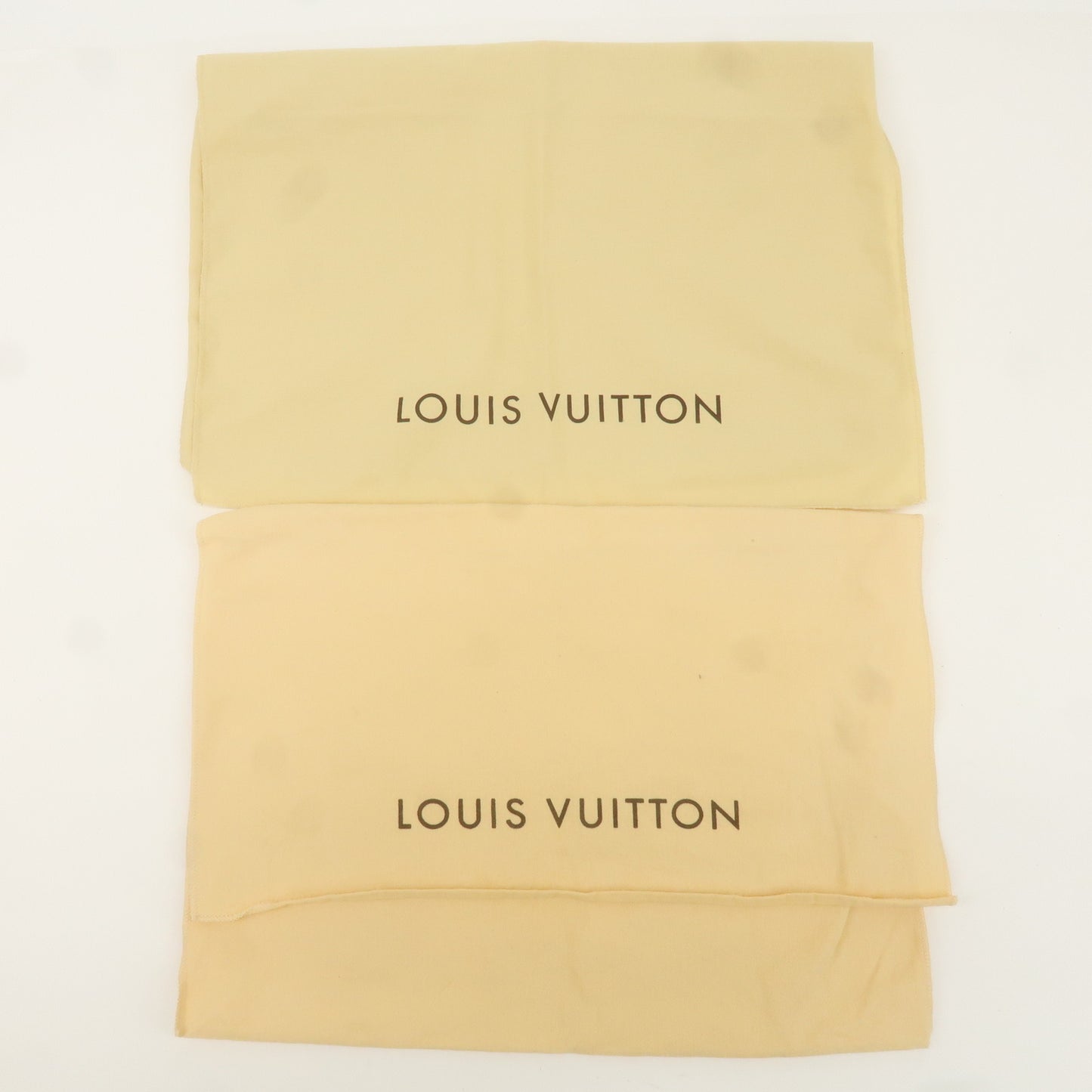 Louis Vuitton Set of 10 Dust Bag Storage Bag Flap Beige