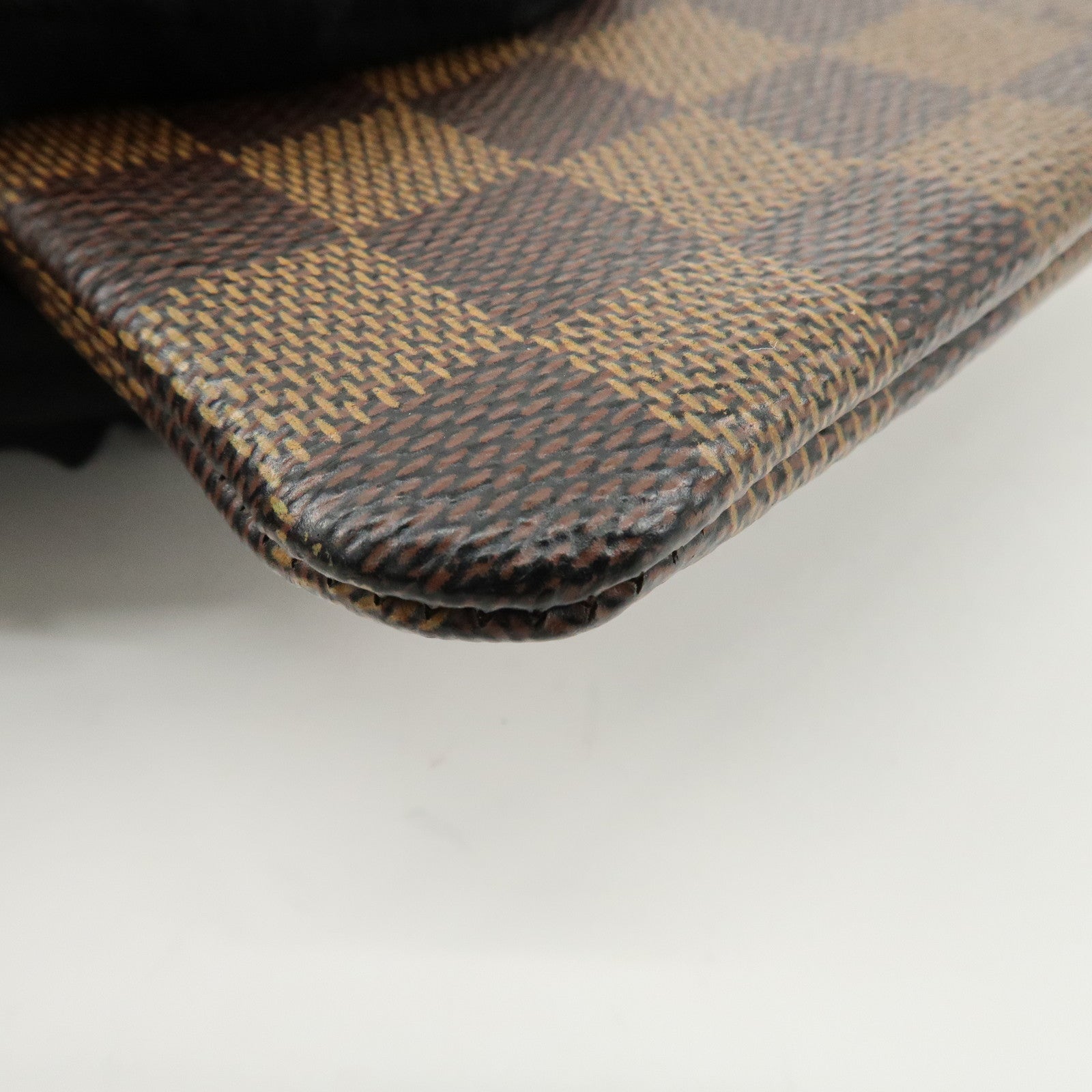 Louis Vuitton Damier Pochette Cles Coin Case Brown N62658