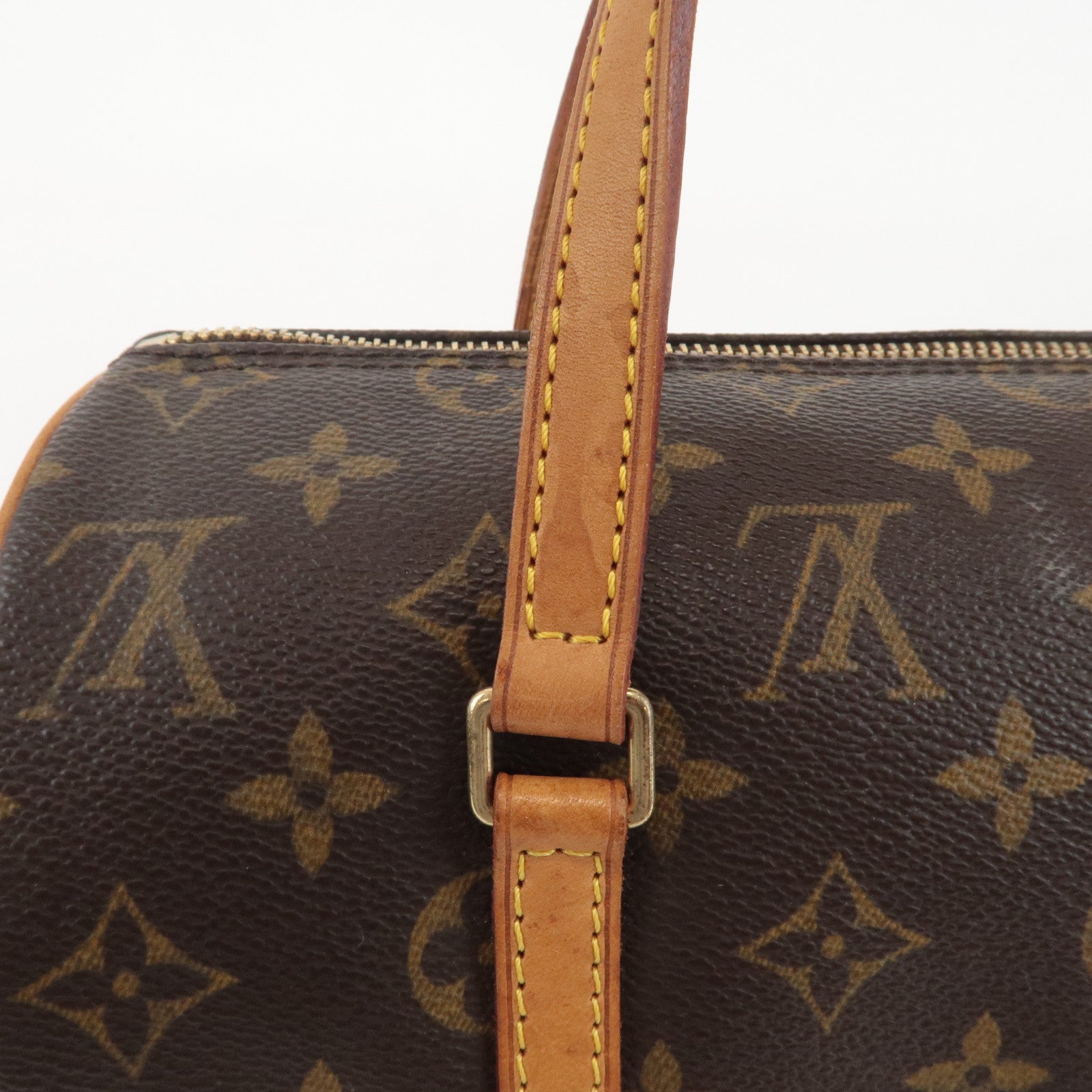 AuthLouis Vuitton Monogram Papillon 26 Hand Bag Brown New Style M51386