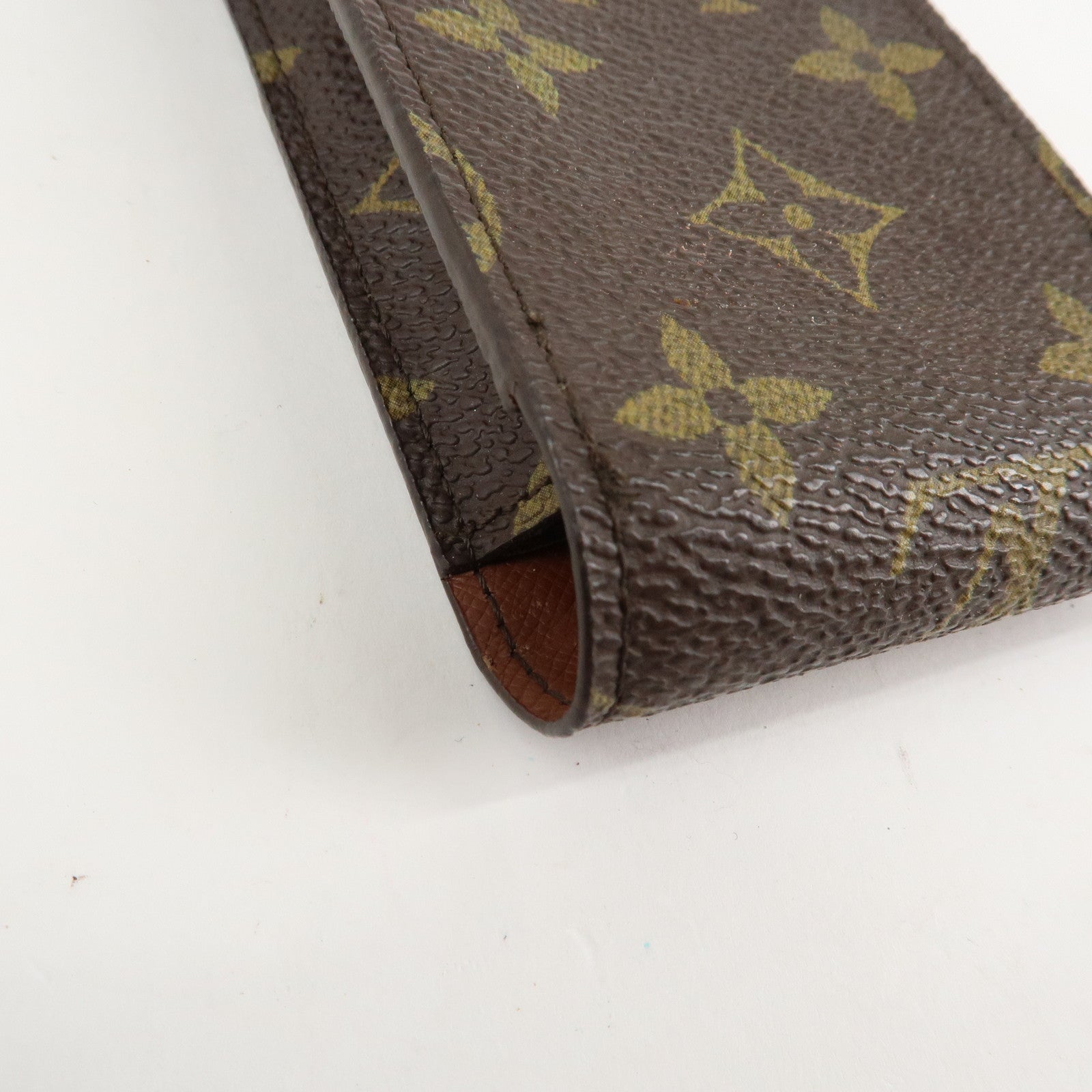 Louis Vuitton Monogram Etui Cigarette Case M63024 Brown Used