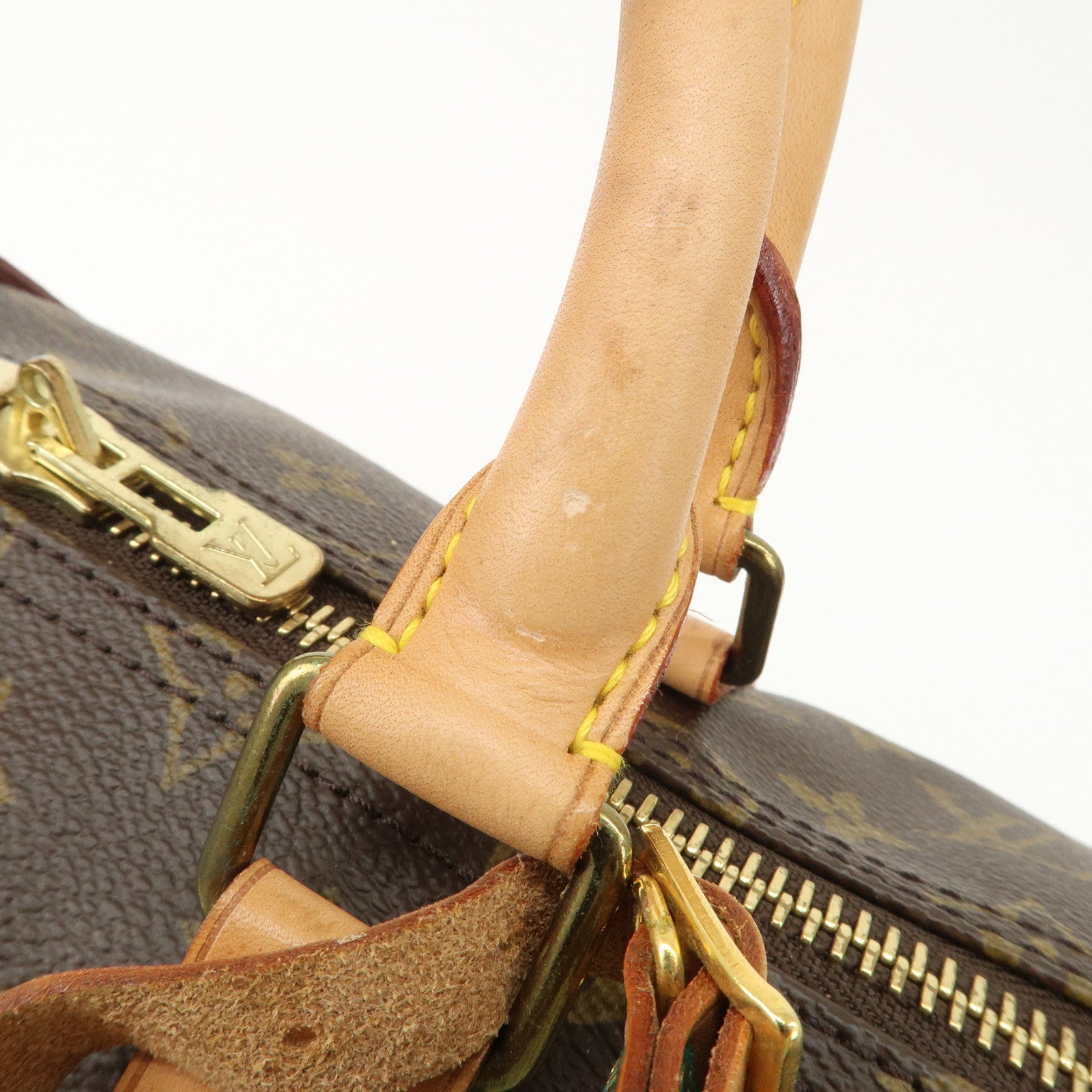 Louis Vuitton Monogram Keep All 50 Boston Bag Brown M41426 Used