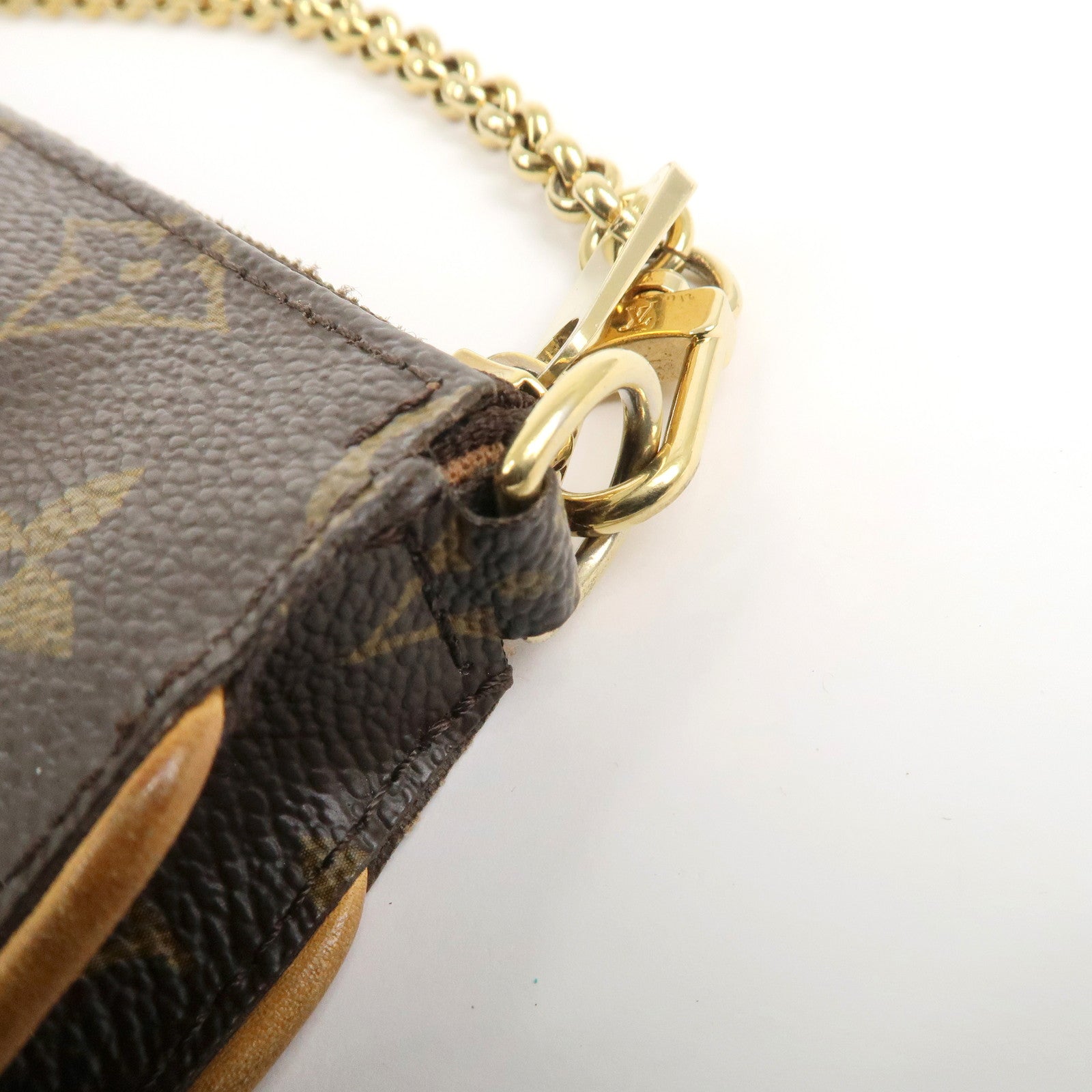 Louis Vuitton Monogram Sophie 2Way Chain Shoulder Bag Brown M40158