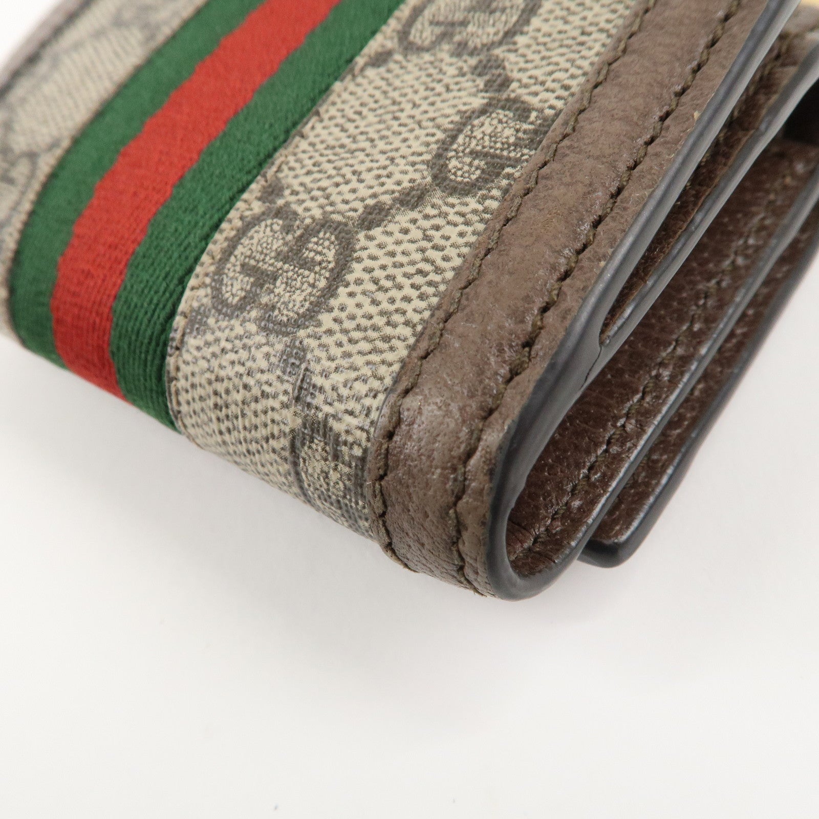 GUCCI Ophidia GG Supreme Leather Trifold Wallet 644334