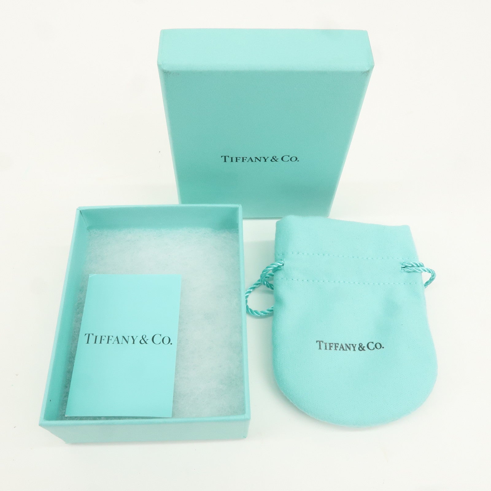 Tiffany&Co. Set of 10 Jewelry Necklace Box Dust Bag Tiffany Blue