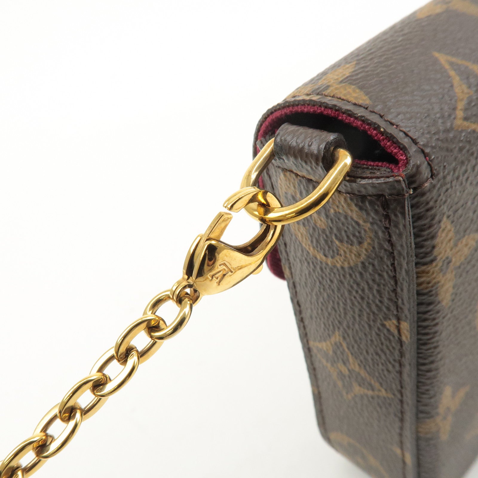 Louis Vuitton Monogram Pochette Félicie Shoulder Bag Brown M61276