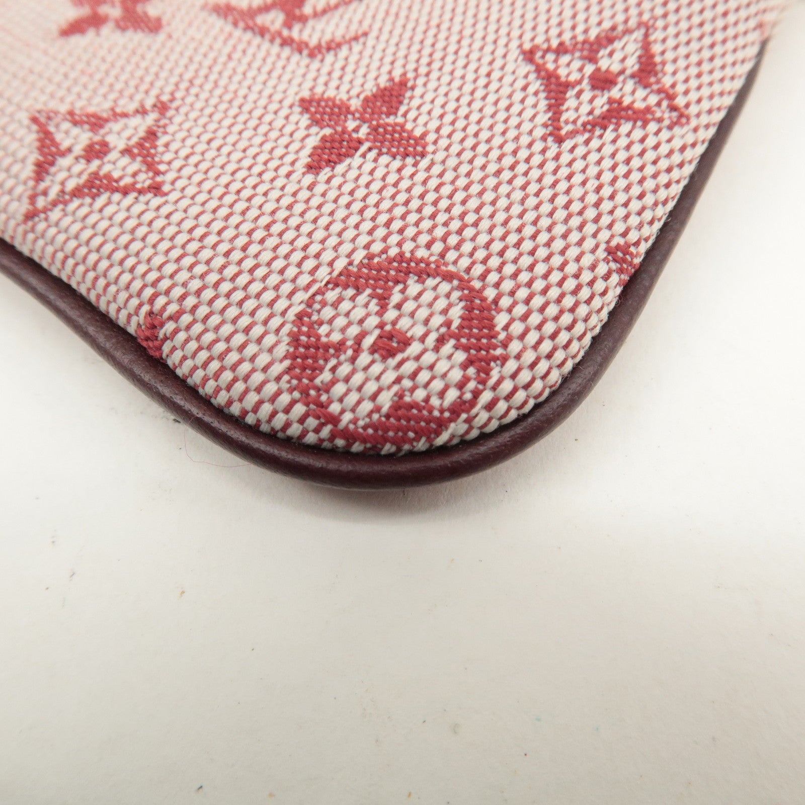 Louis Vuitton Monogram Mini Pochette Cles Coin Case Cerise M92238