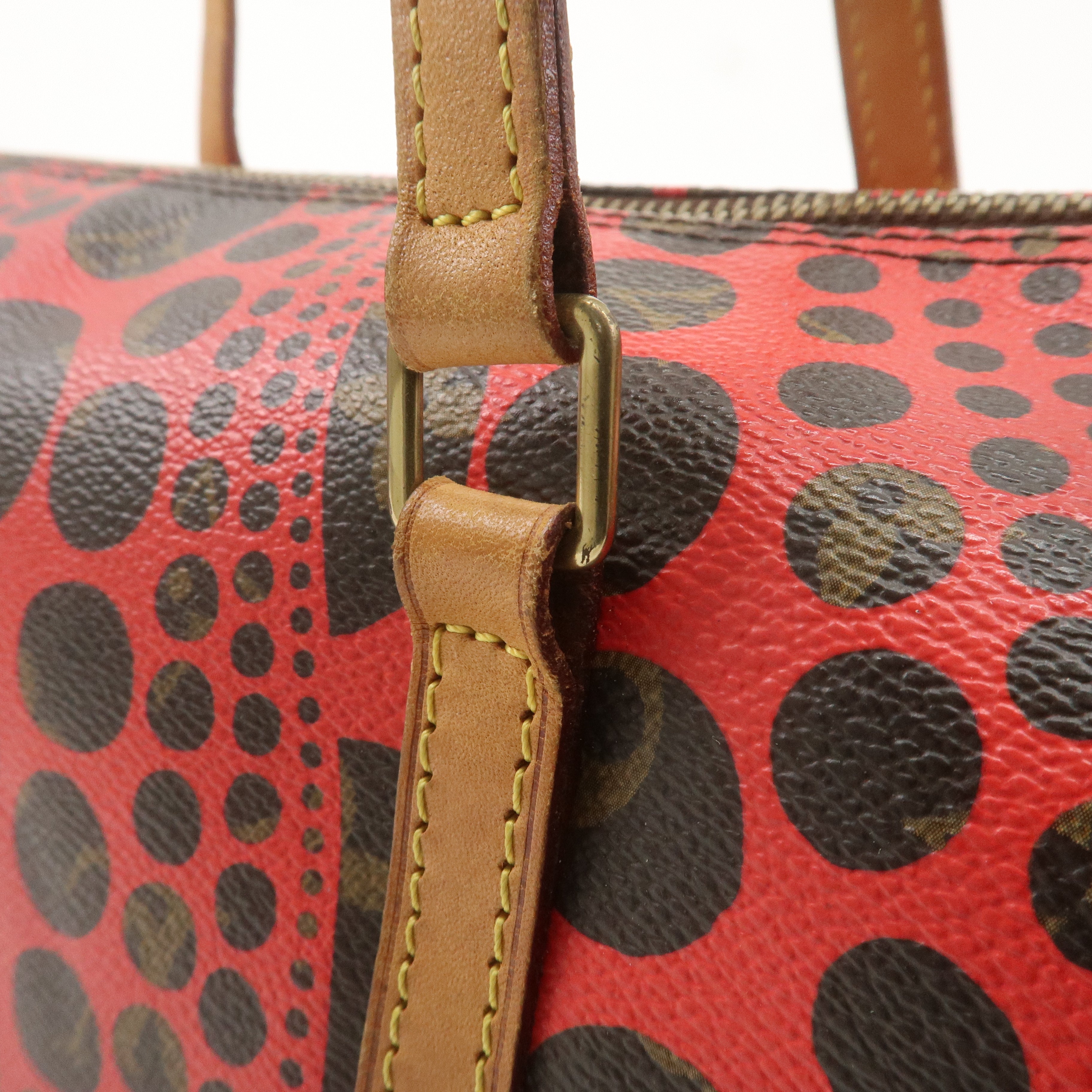 Louis Vuitton Pumpkin Dots Yayoi Kusama Papillon 30 Bag M40689