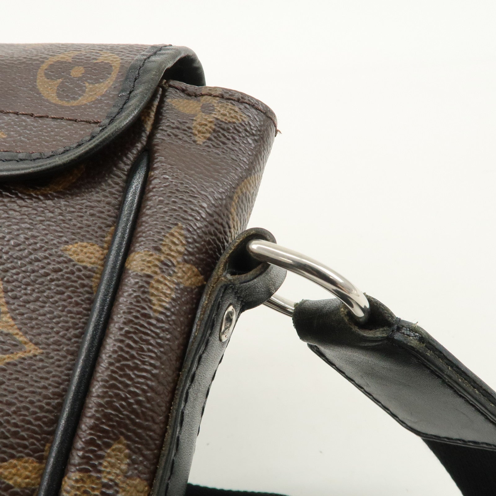 Louis Vuitton Monogram Macassar Bass PM Shoulder Bag M56717