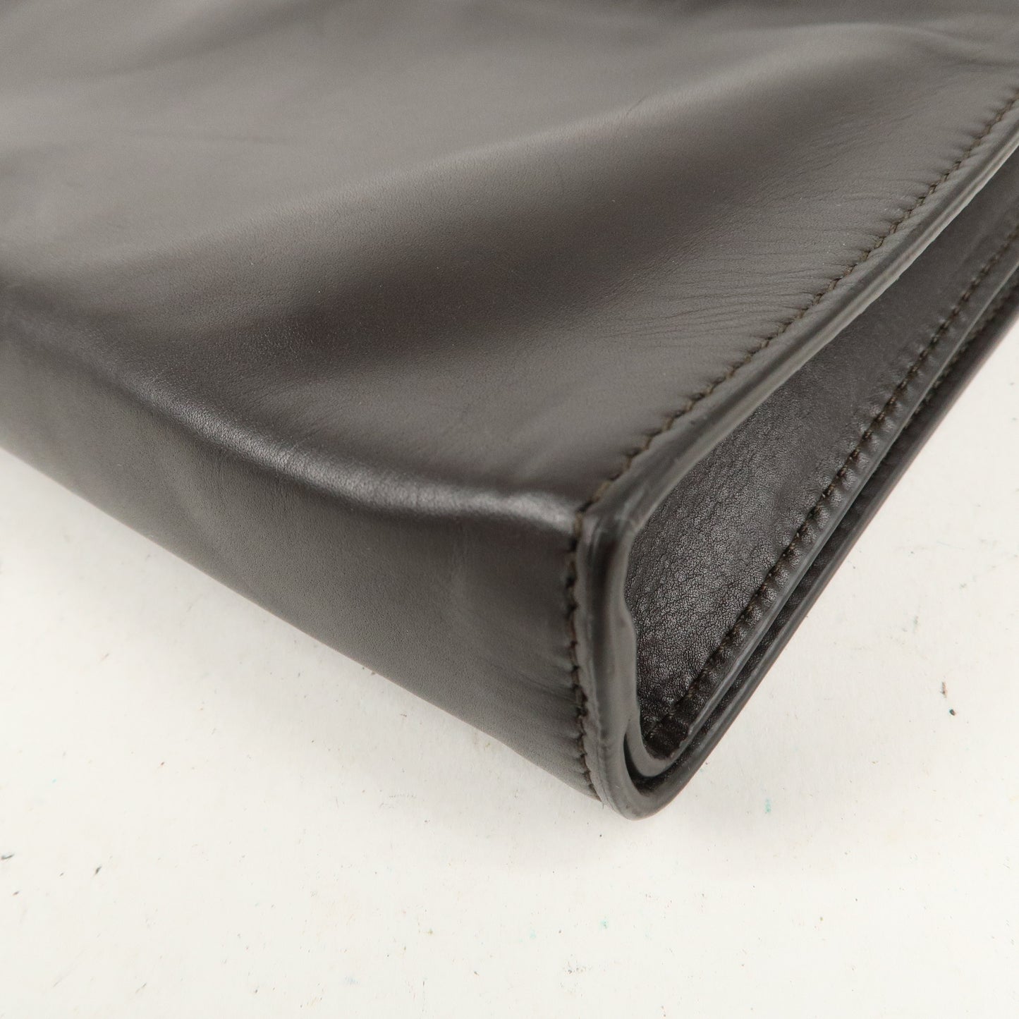 BOTTEGA VENETA Intrecciato Leather Second Bag Clutch Bag