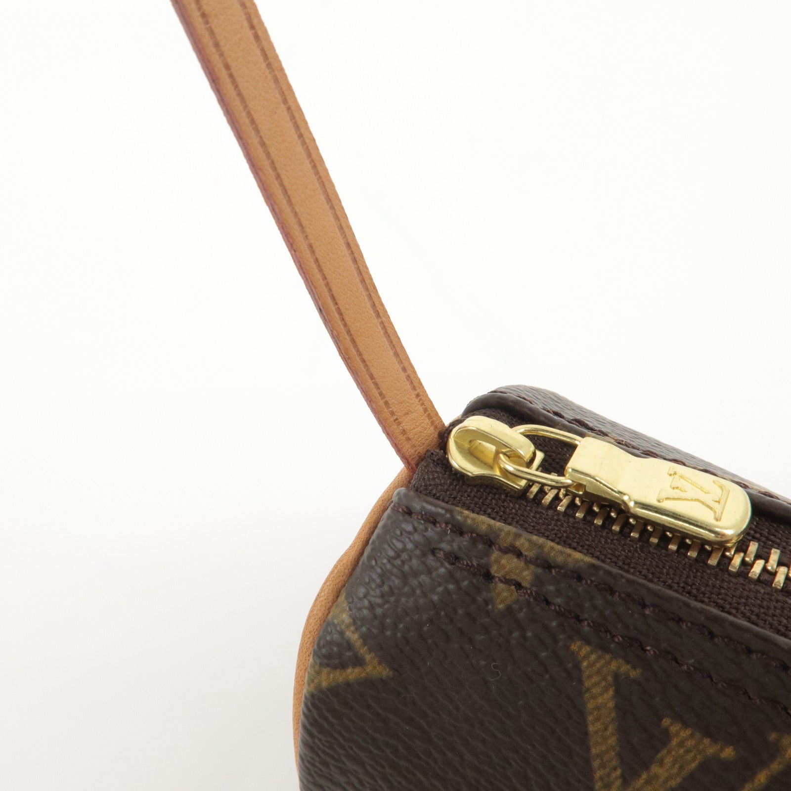 Louis Vuitton Monogram Mini Pouch for Papillon Bag Brown