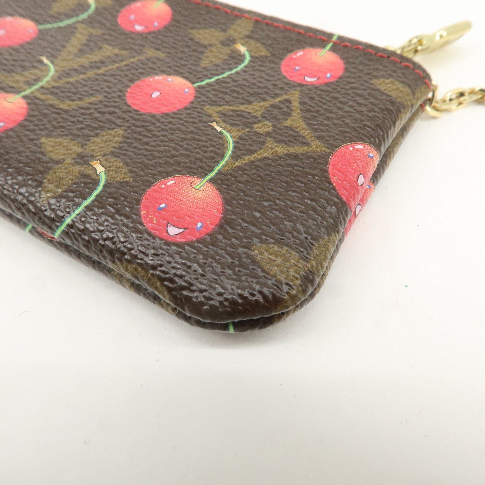 Louis Vuitton Murakami Cherry Pochette Cles Coin Case M95042