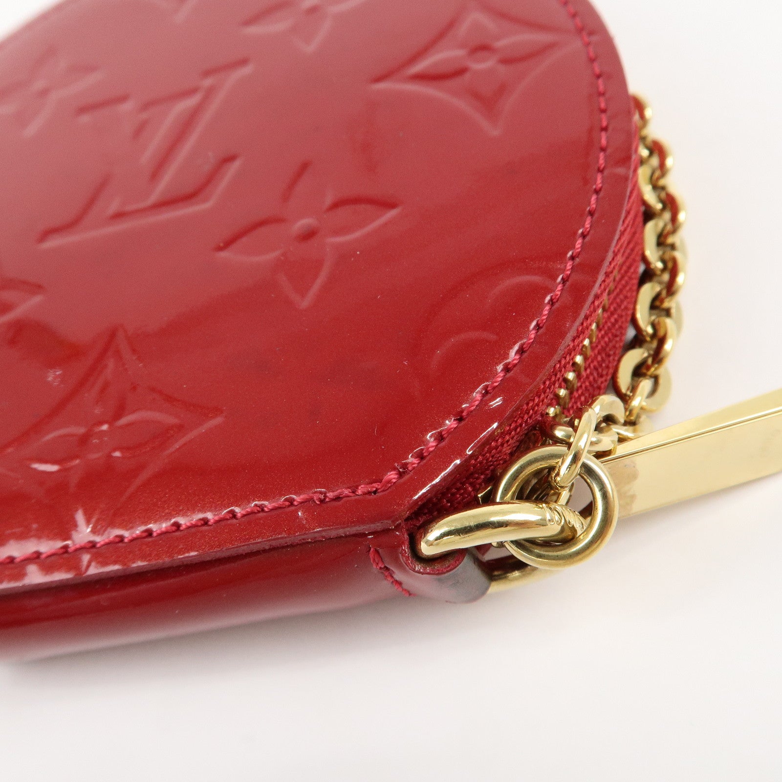 Louis Vuitton Monogram Vernis Porte Monnaie Chapeau M91417 Used