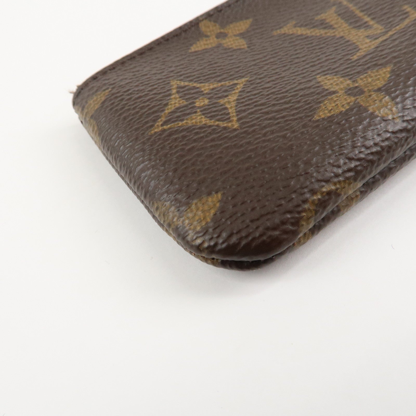 Louis Vuitton Monogram Pochette Cles Coin Case Key Case  M62650 Used