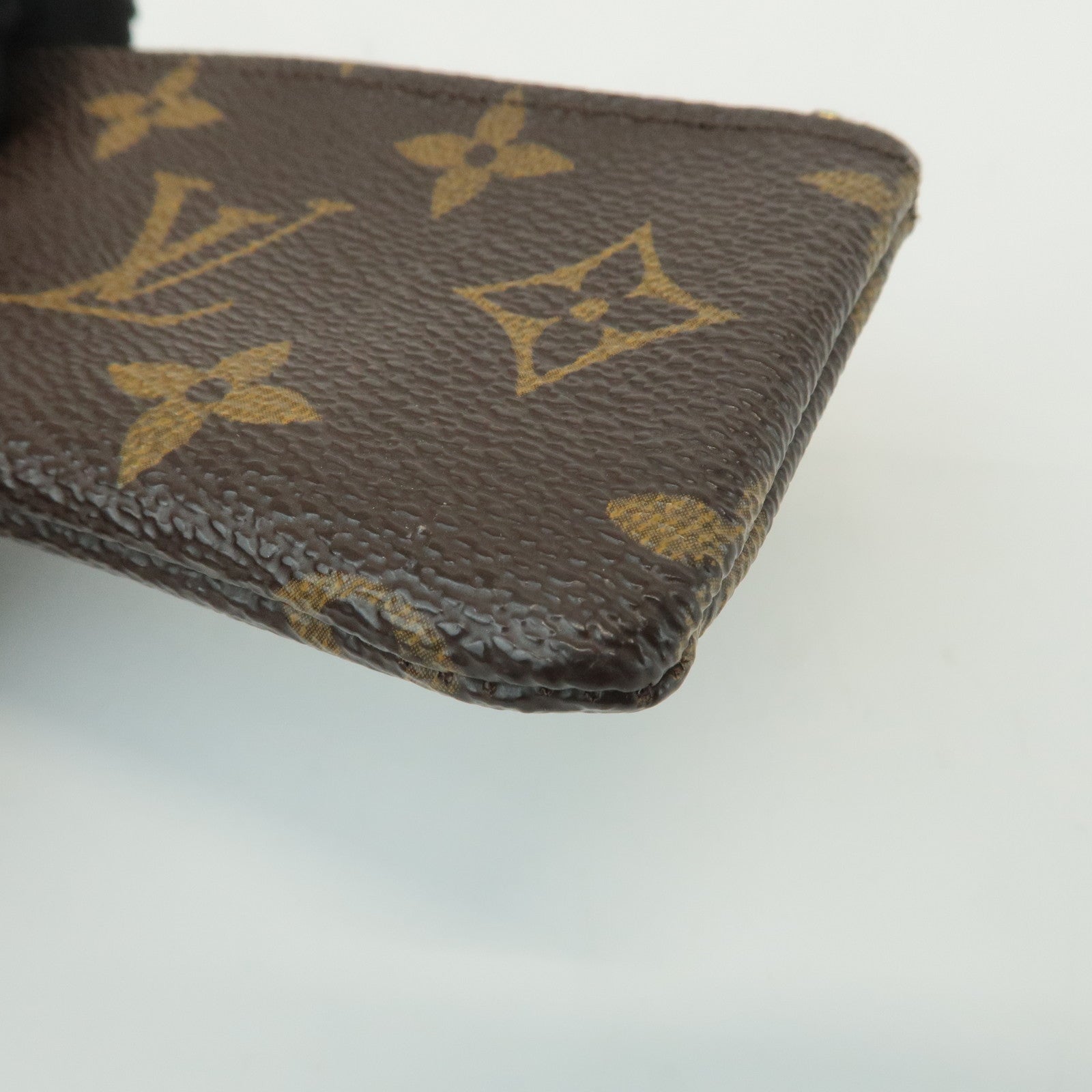 Louis Vuitton Monogram Pochette Cles Coin Case Key Case  M62650