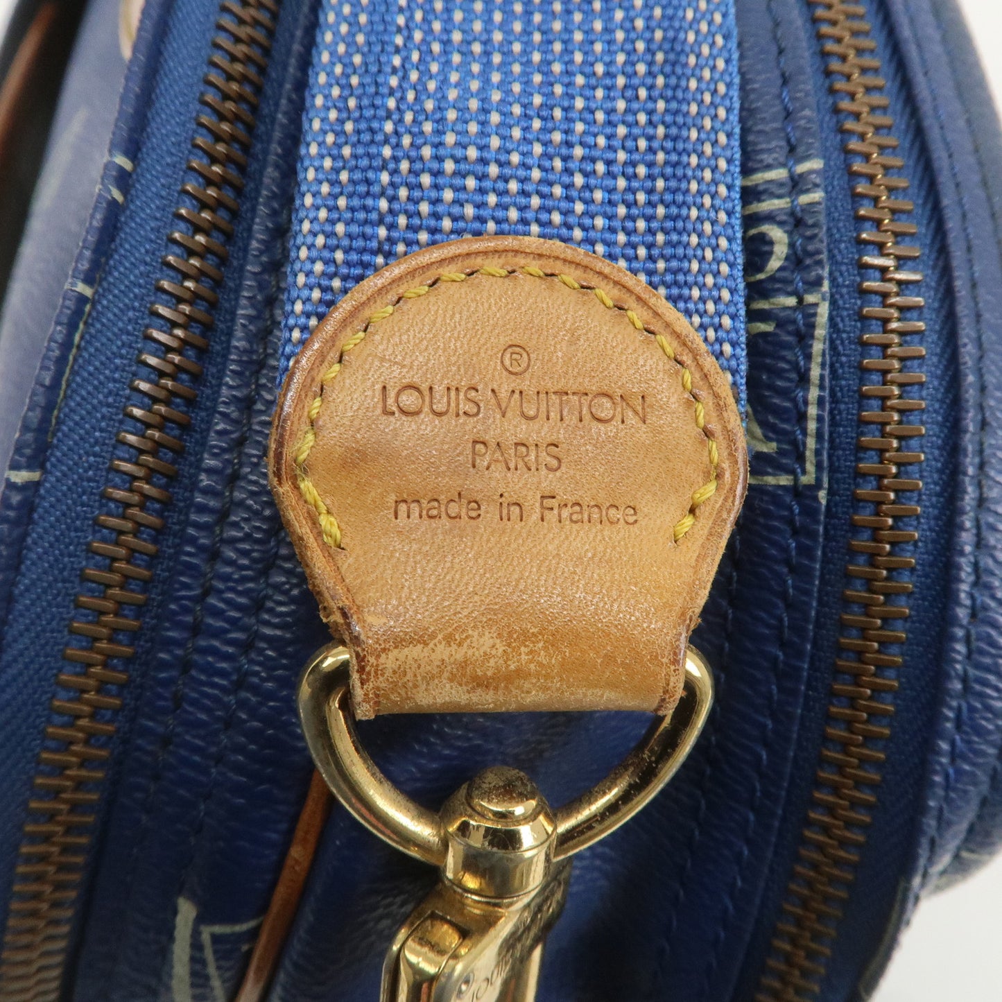 Louis Vuitton Sac Cowes LV Cup Monogram Shoulder Bag Blue M80008