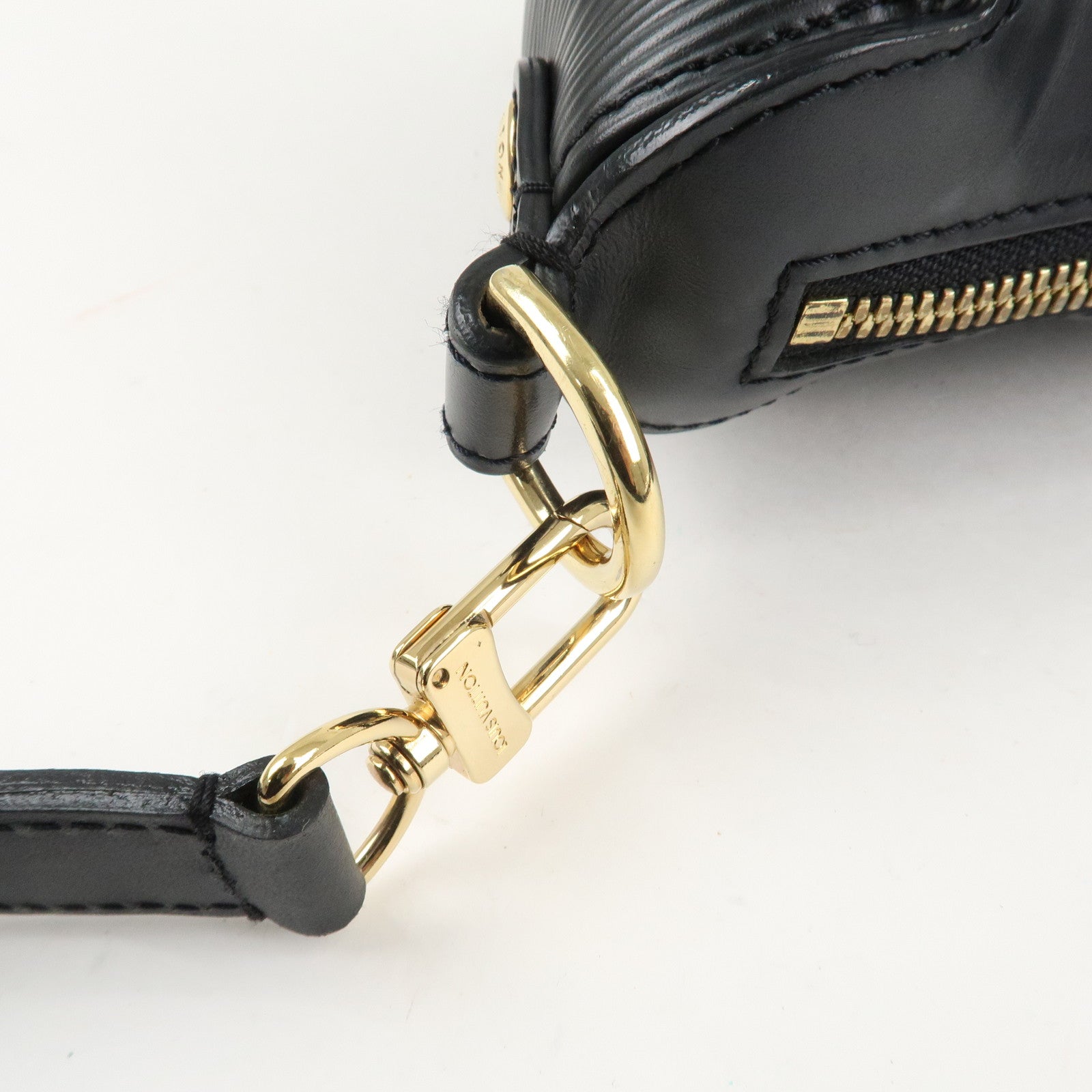 Louis Vuitton Epi Dannula MM Hand Bag Noir Black M59102 Used