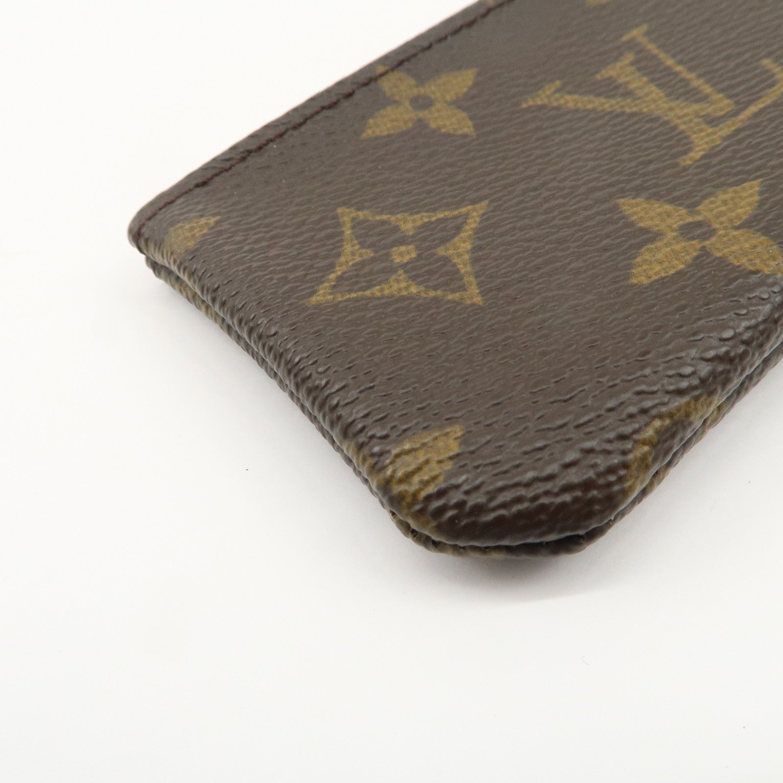 Louis Vuitton Monogram Pochette Cles Coin Case Key Case  M62650 Used
